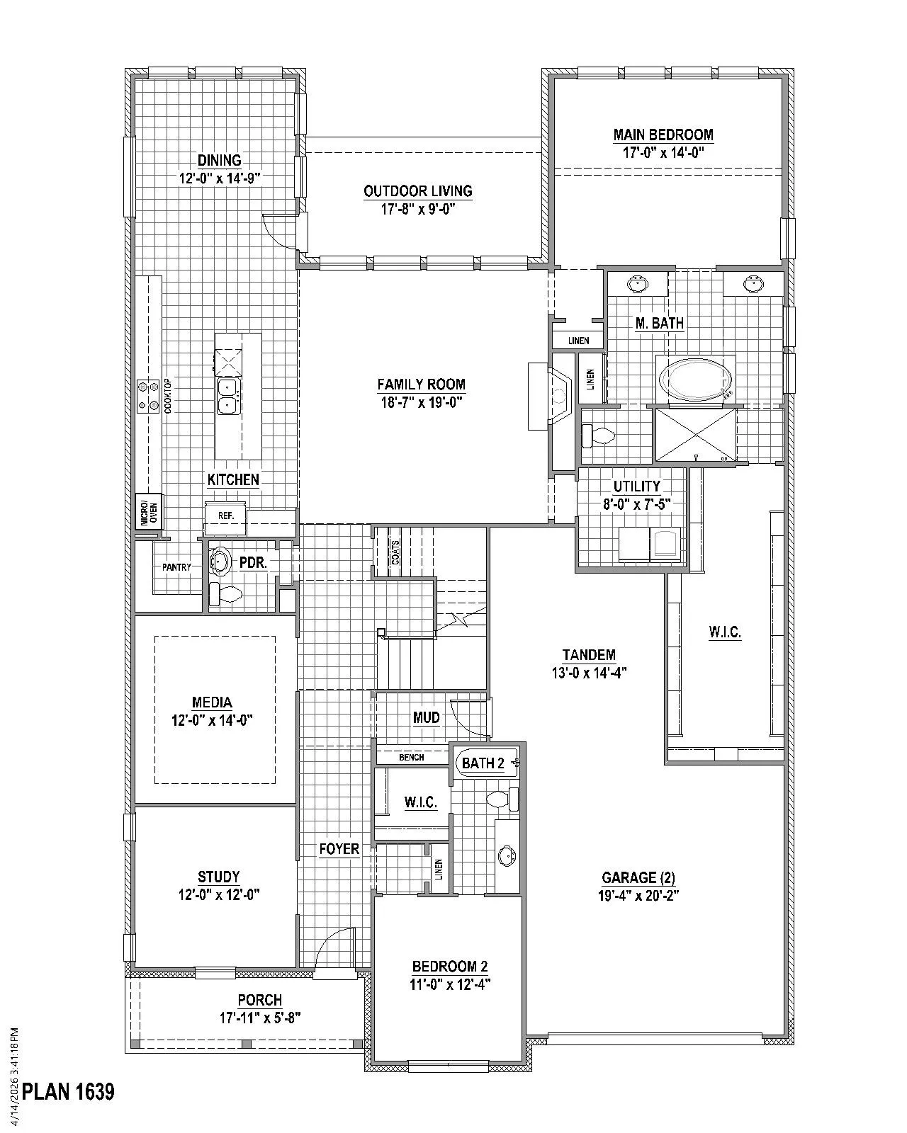 1st Level Floor plan