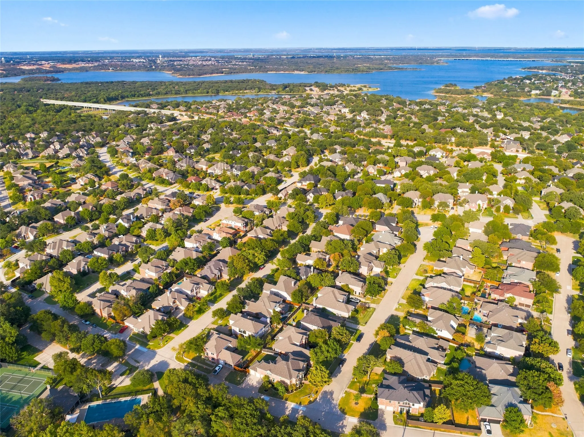 Just minutes away from Lake Lewisville, shopping, restaurants,  and more.