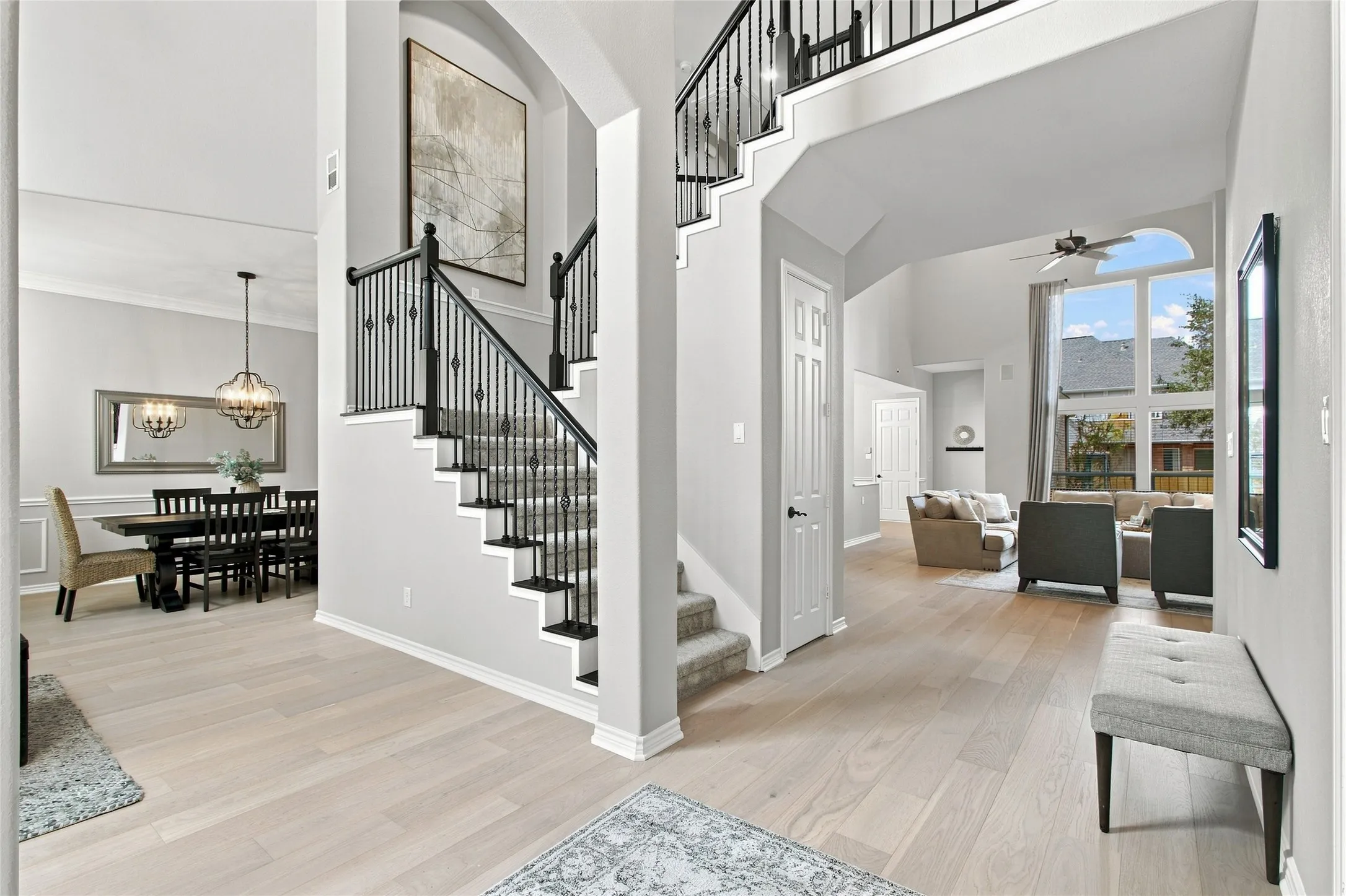 Beautiful entry welcomes you to this stunning home