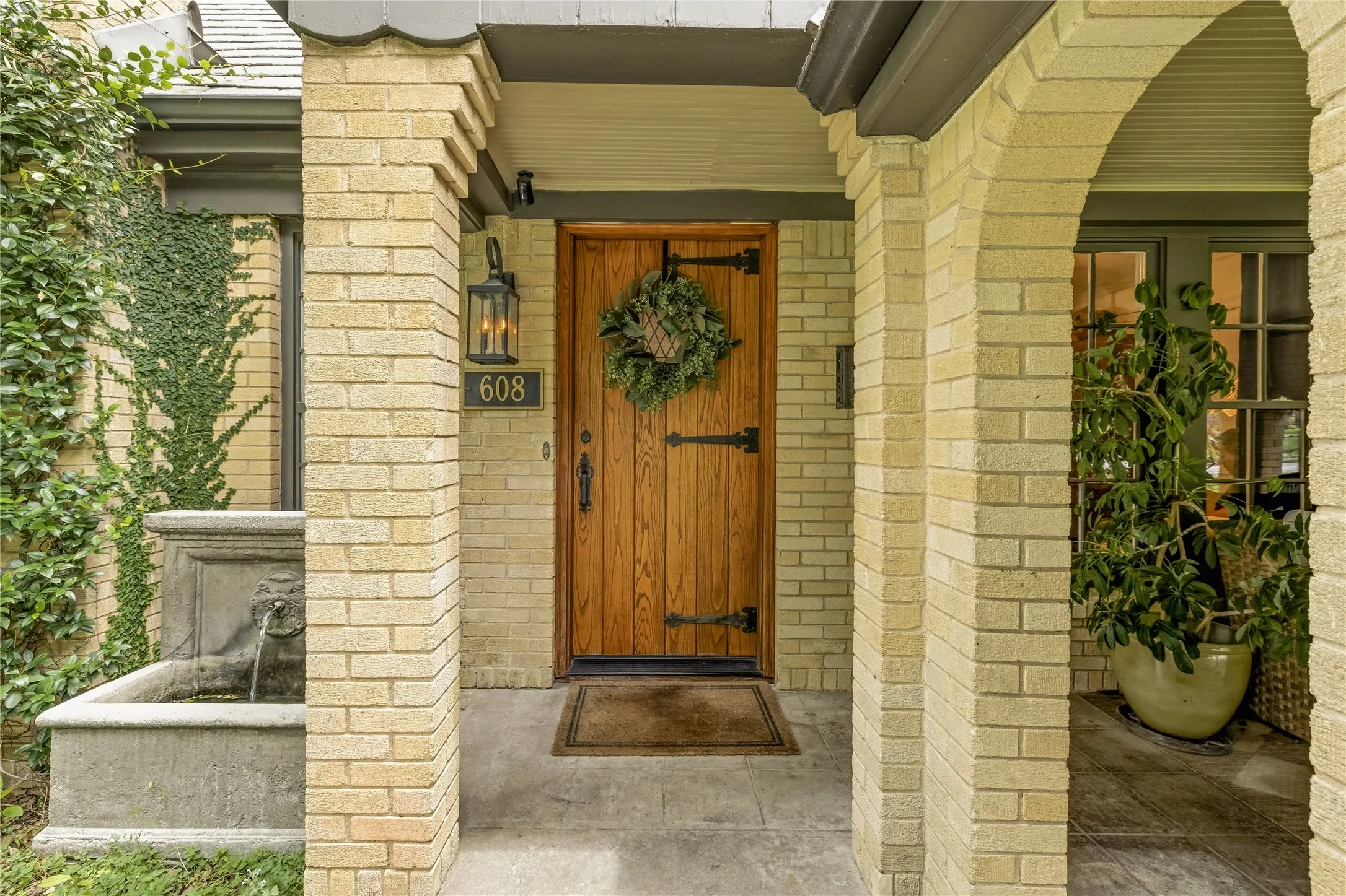 Entry with Fountain