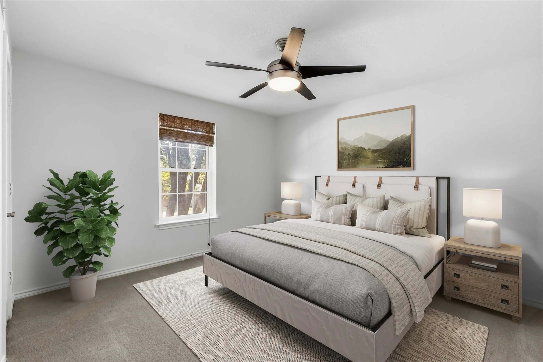 Large secondary bedroom with large closet....*virtually staged to show potential*