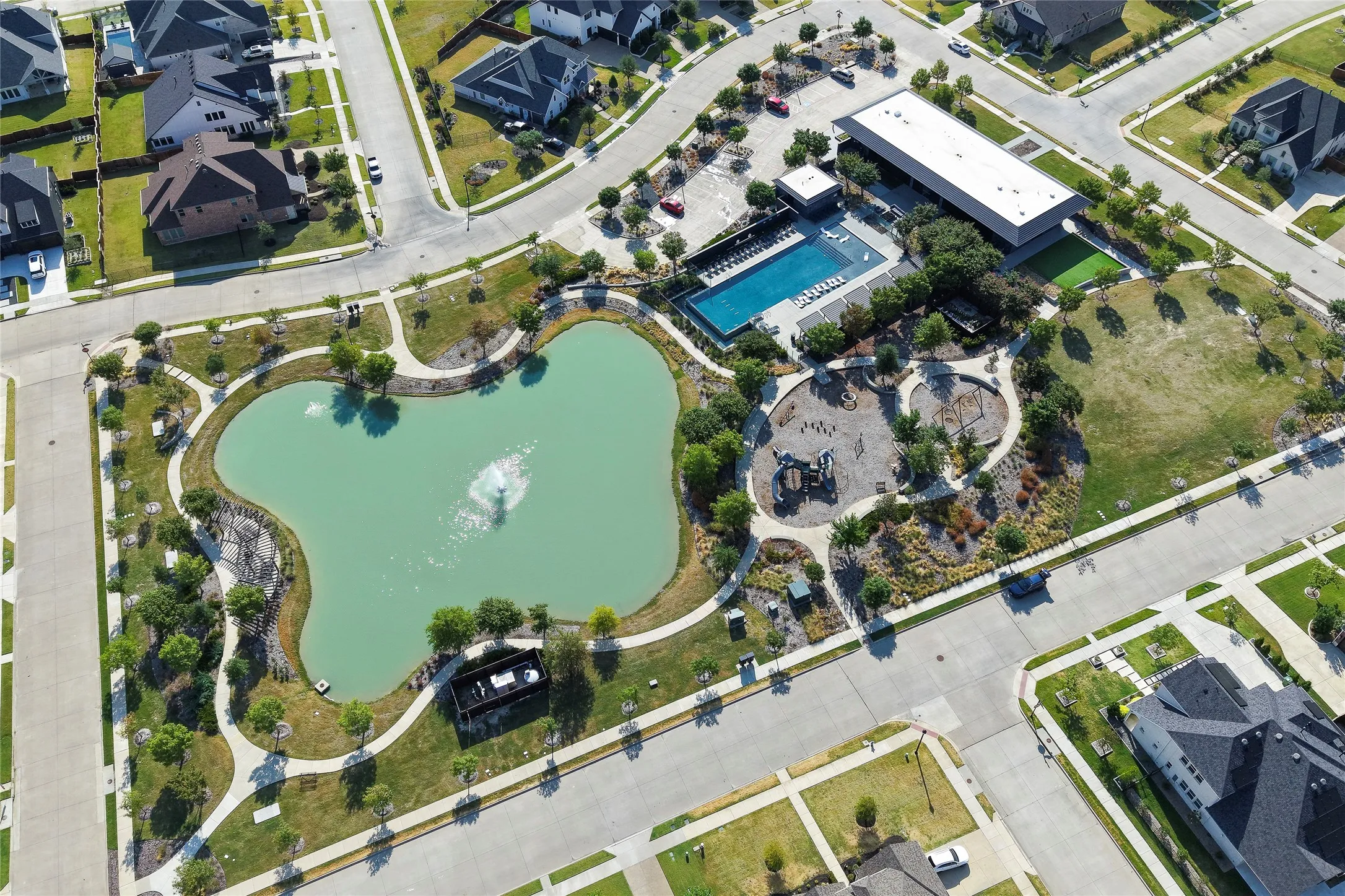 You'll love the resort-styled amenities in the community with a lake, walking trails, community pool, playground, & fitness center.