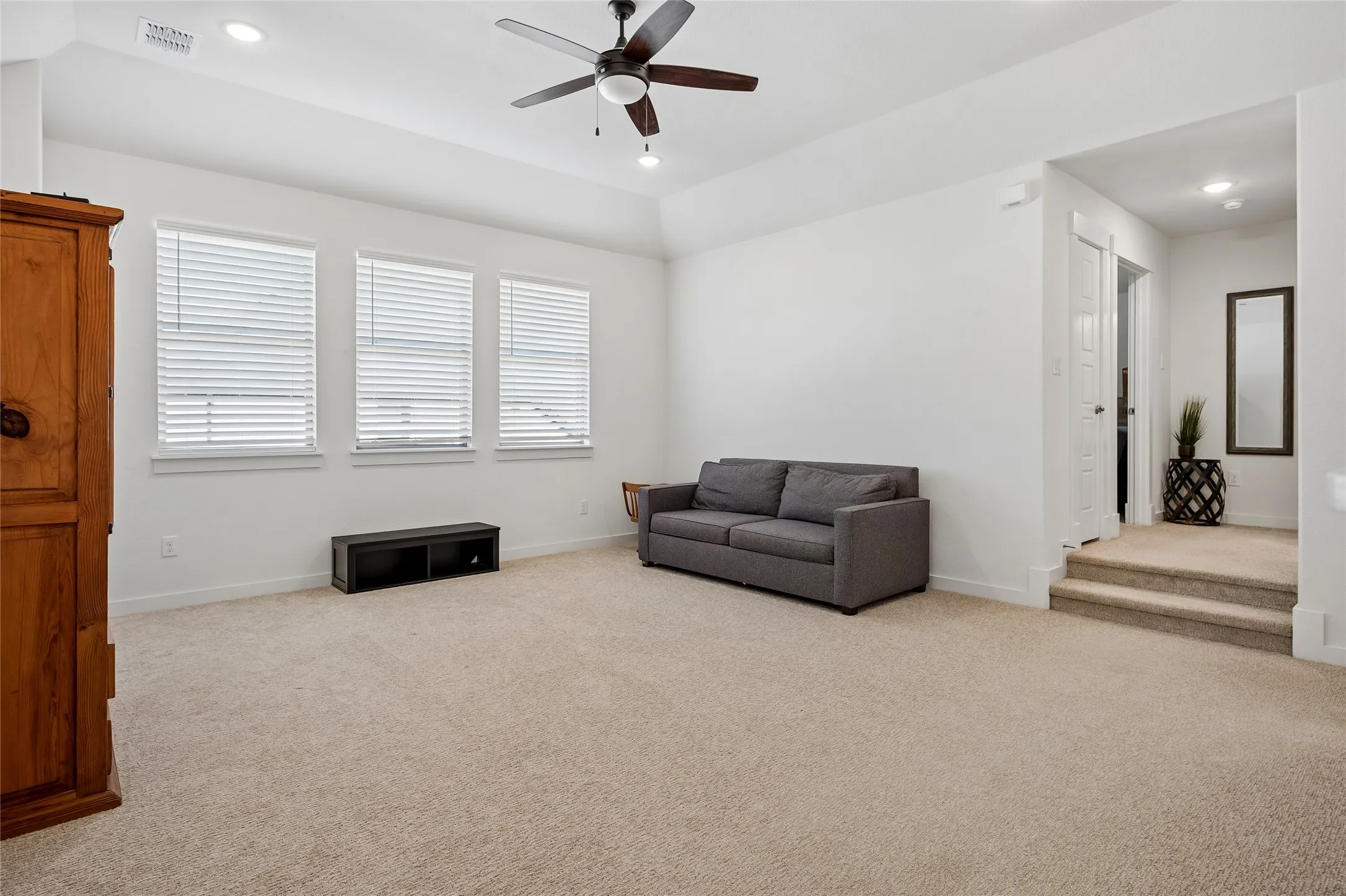 Upstairs game room