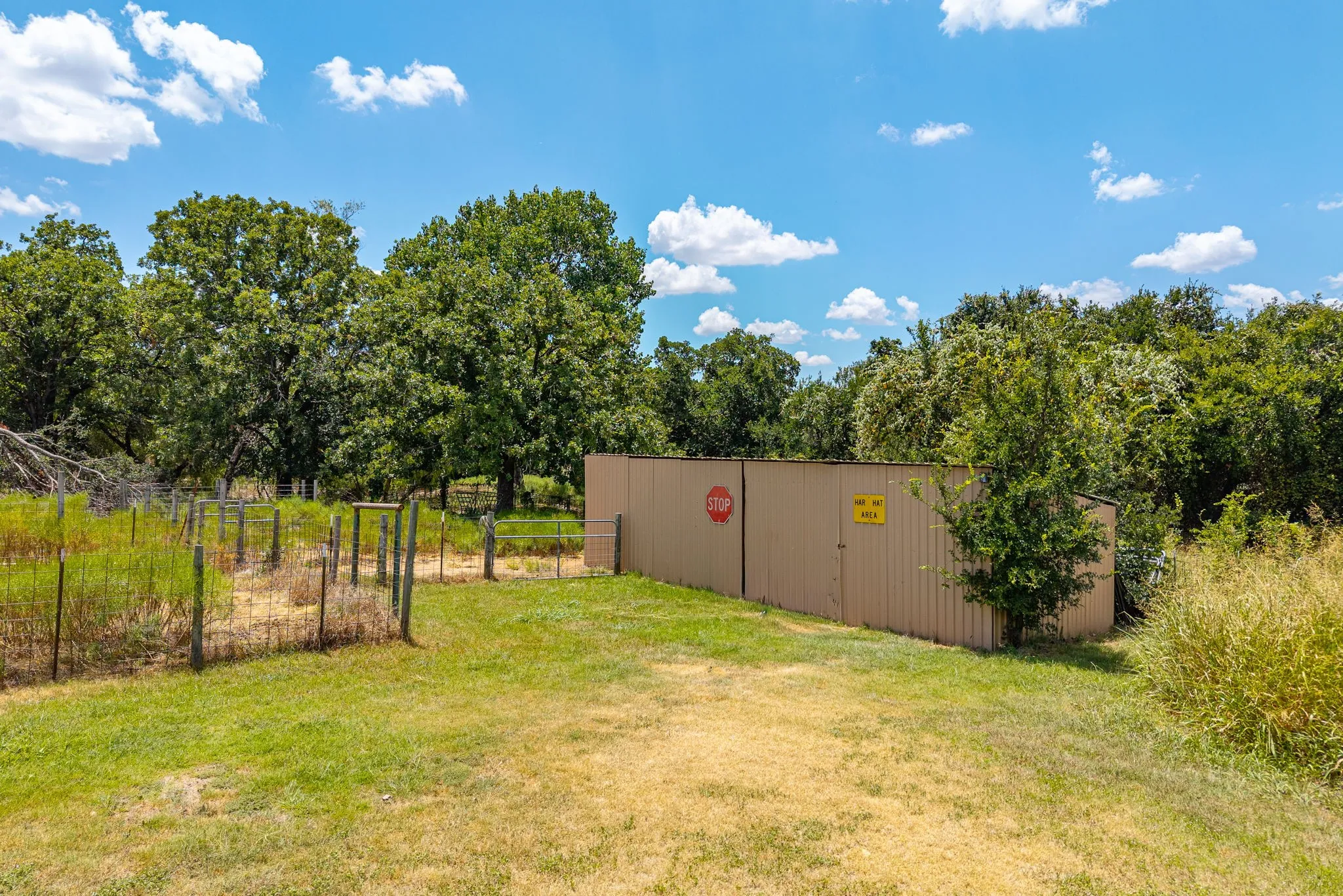 Bring your sheep, goats, or other 4 legged friends  to enjoy this ready to go this space and the ~12.7'x34.7' Loafing Shed.