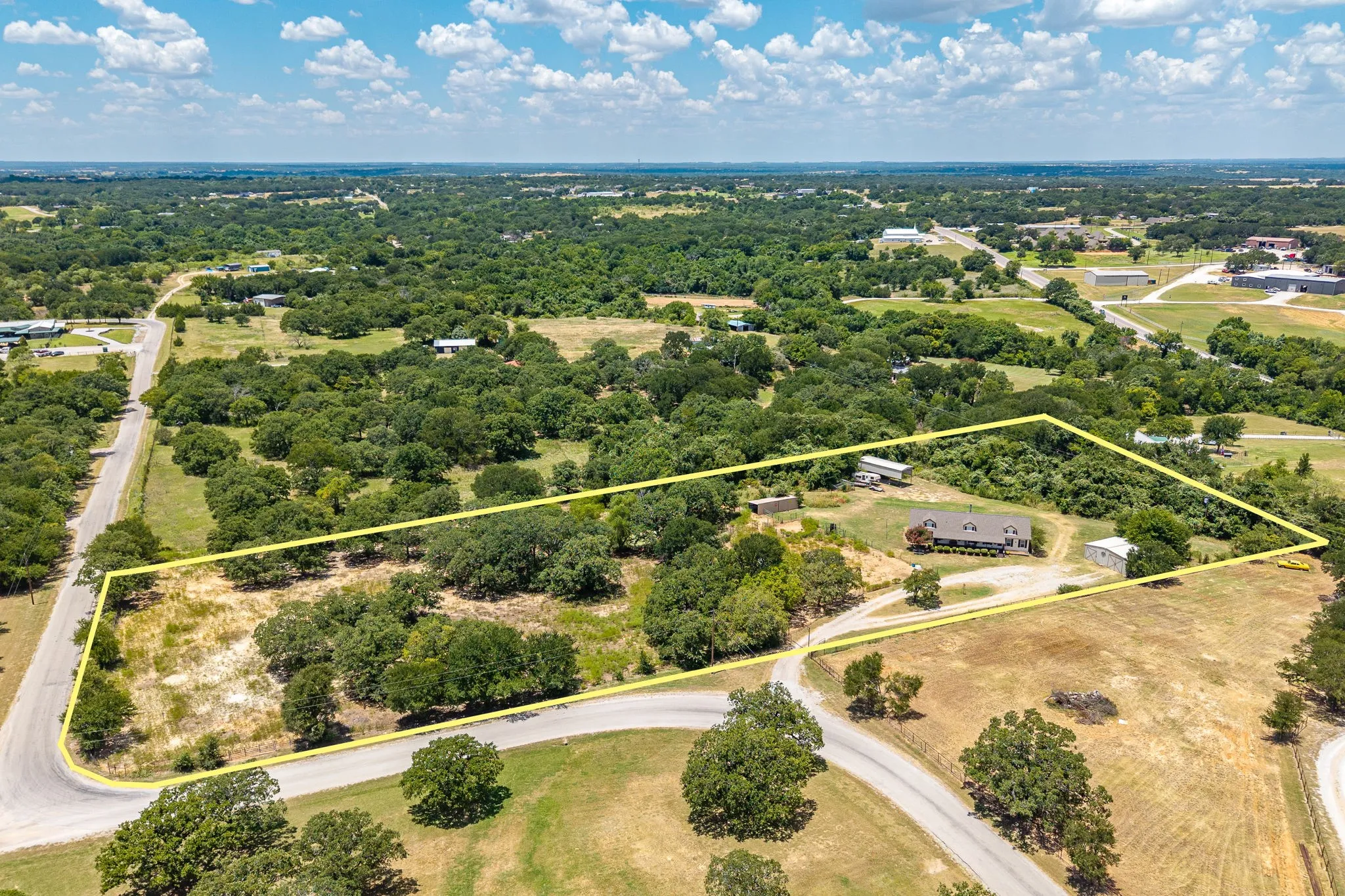 While Only ~30miles NW of Fort Worth and ~35 miles from DFW Airport.
