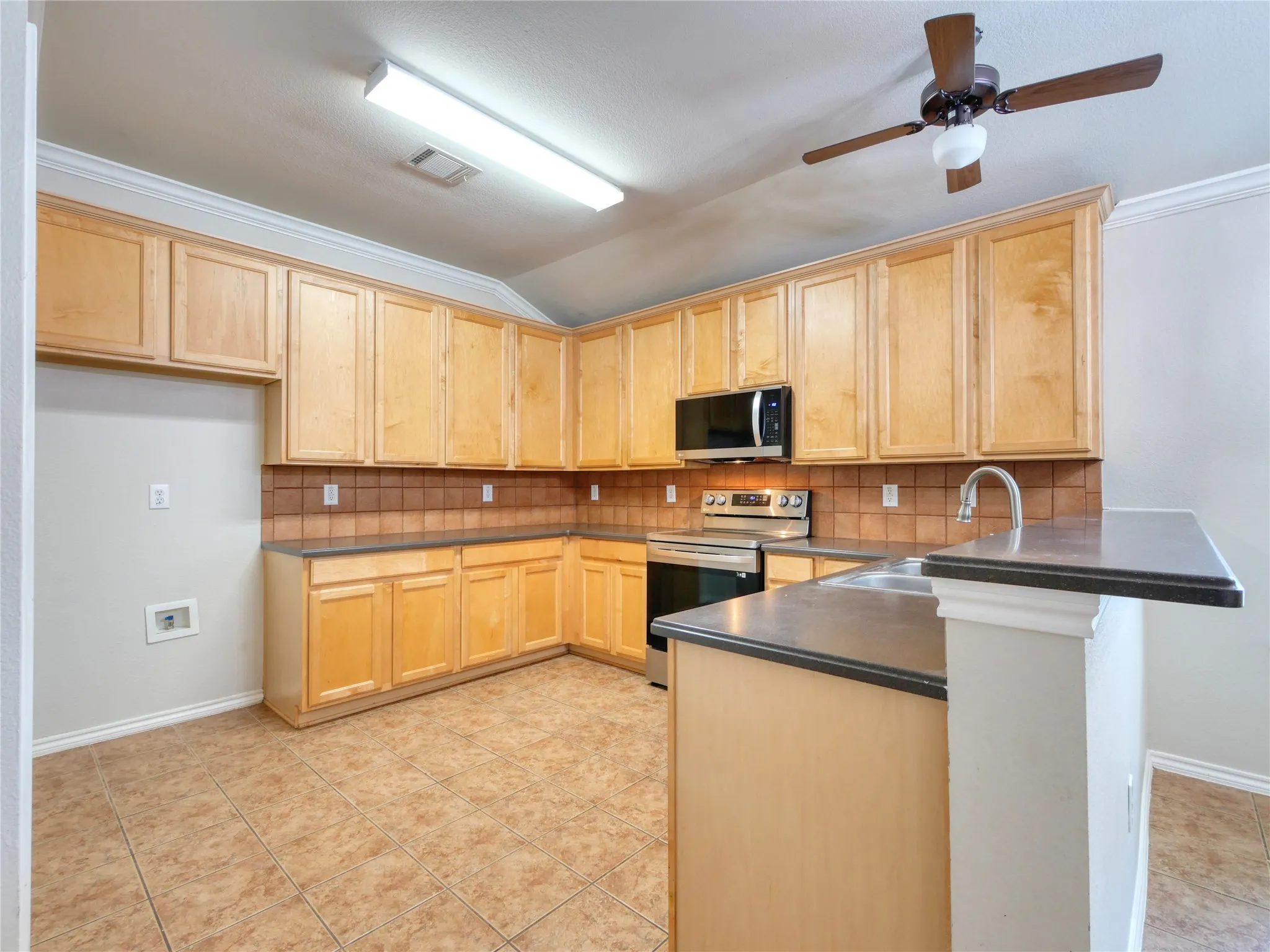 Over view of kitchen