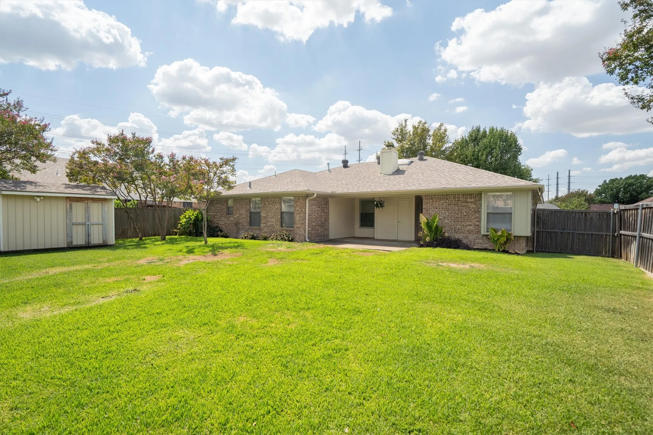 Large Lot with Saint Augustine grass