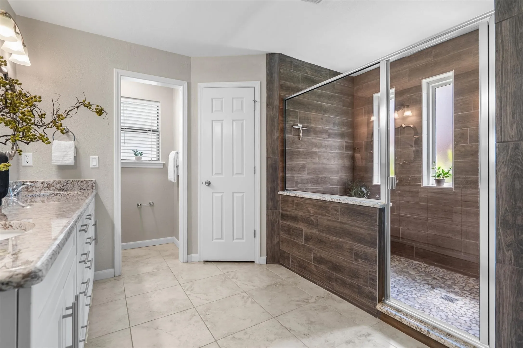 His and Hers Walk-In Closets