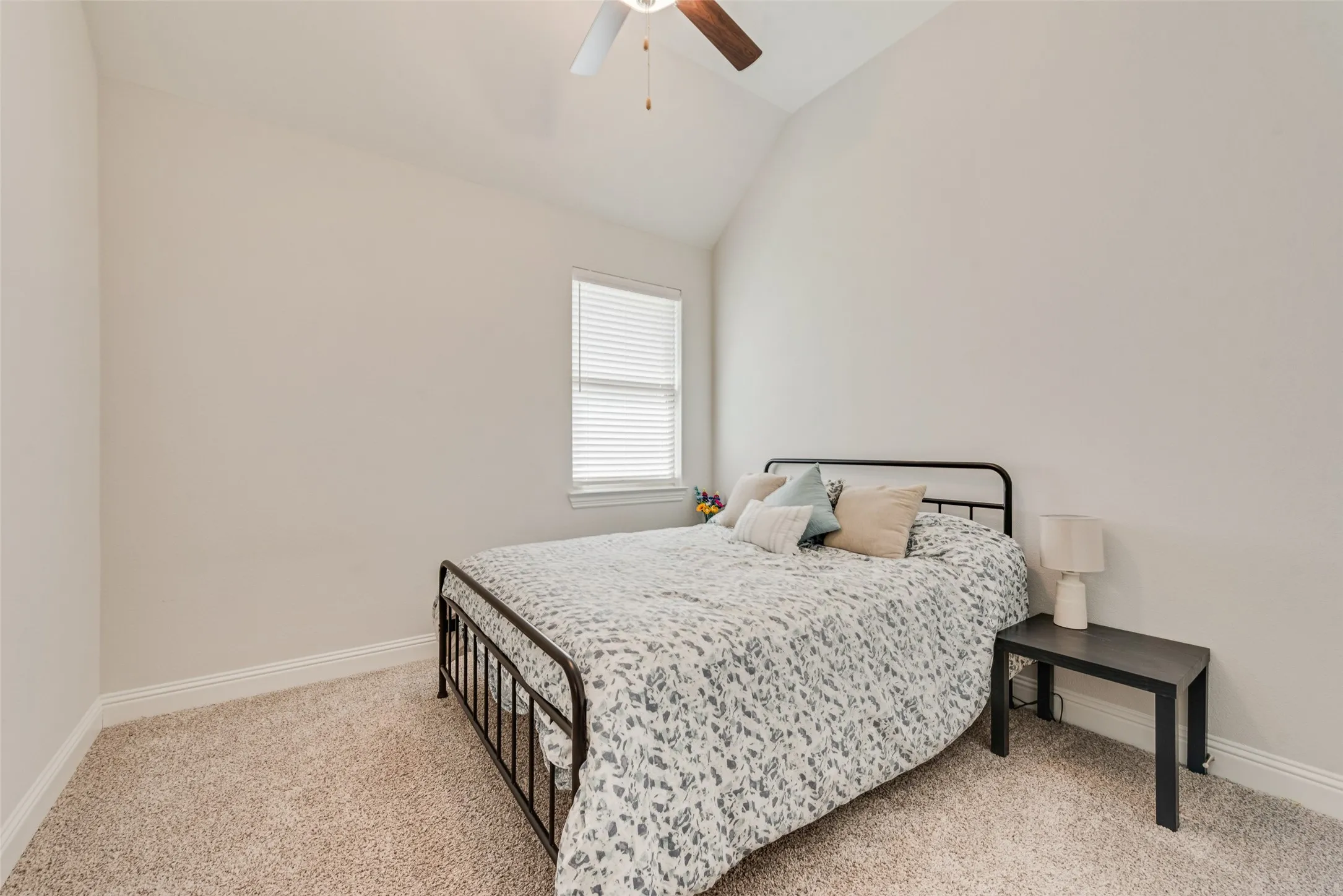 Third bedroom with 11 ft ceilings at 1721 Pattenson Trl, Haslet, TX 76052 in Wellington subdivision