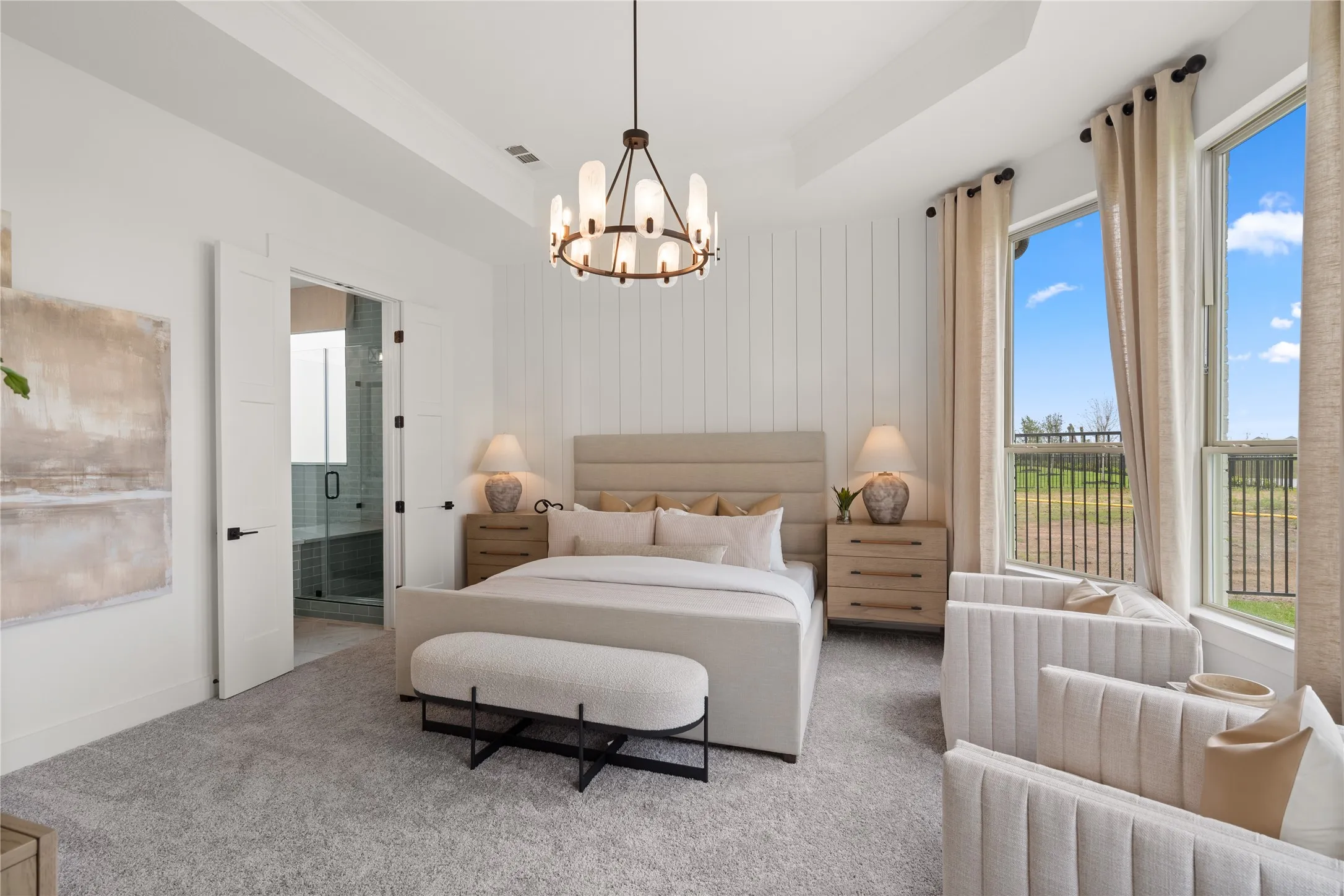 *Model Representation - Spacious owner's suite with private bath