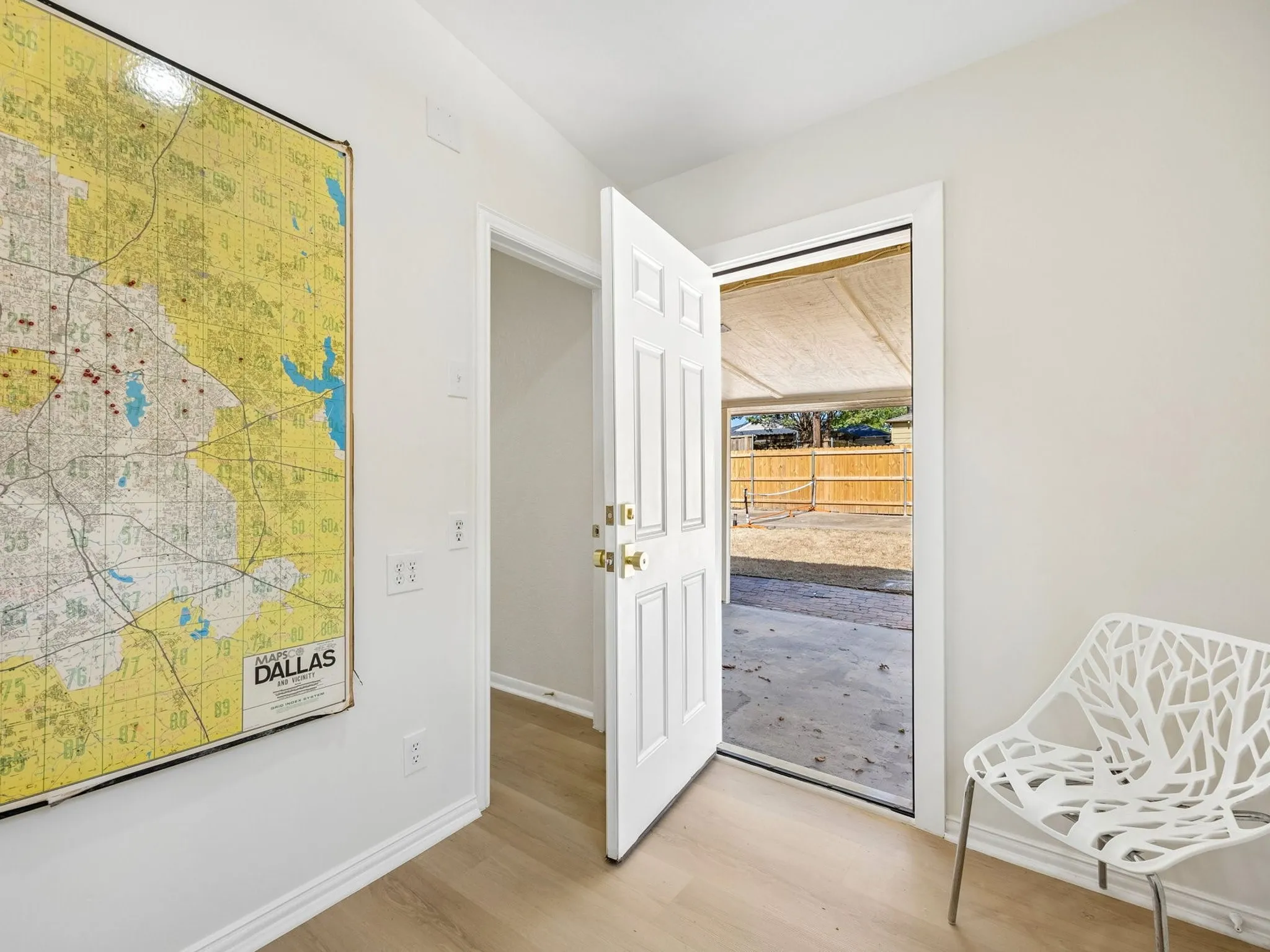 with separate direct outdoors access