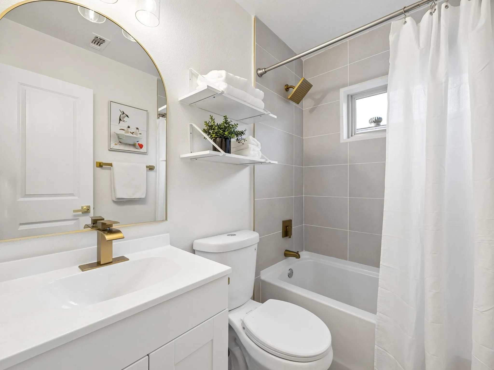 Recently Remodeled Hall bath