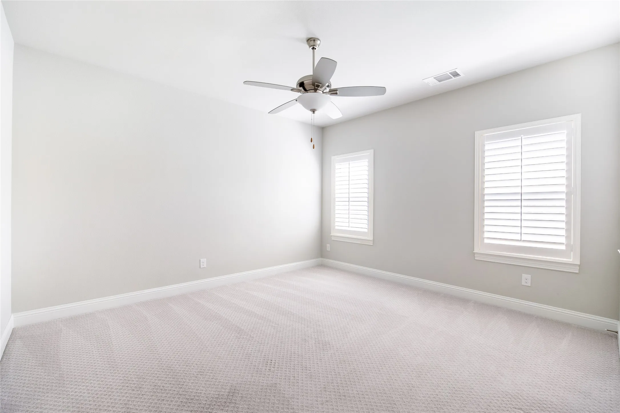 Neutral-toned carpet flooring