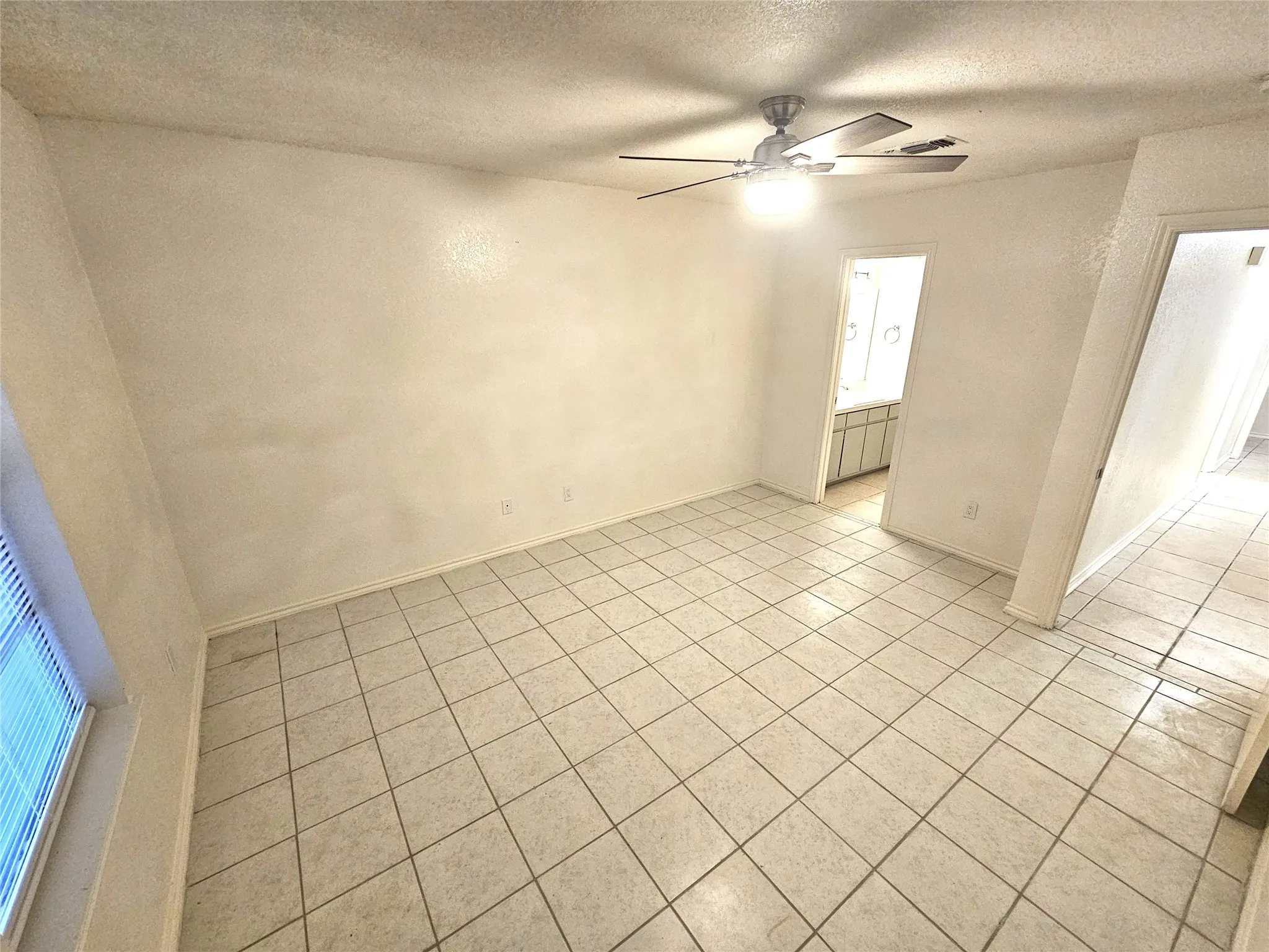 Master bedroom with full master bathroom with good size walk-in closet. (3425 Republic)