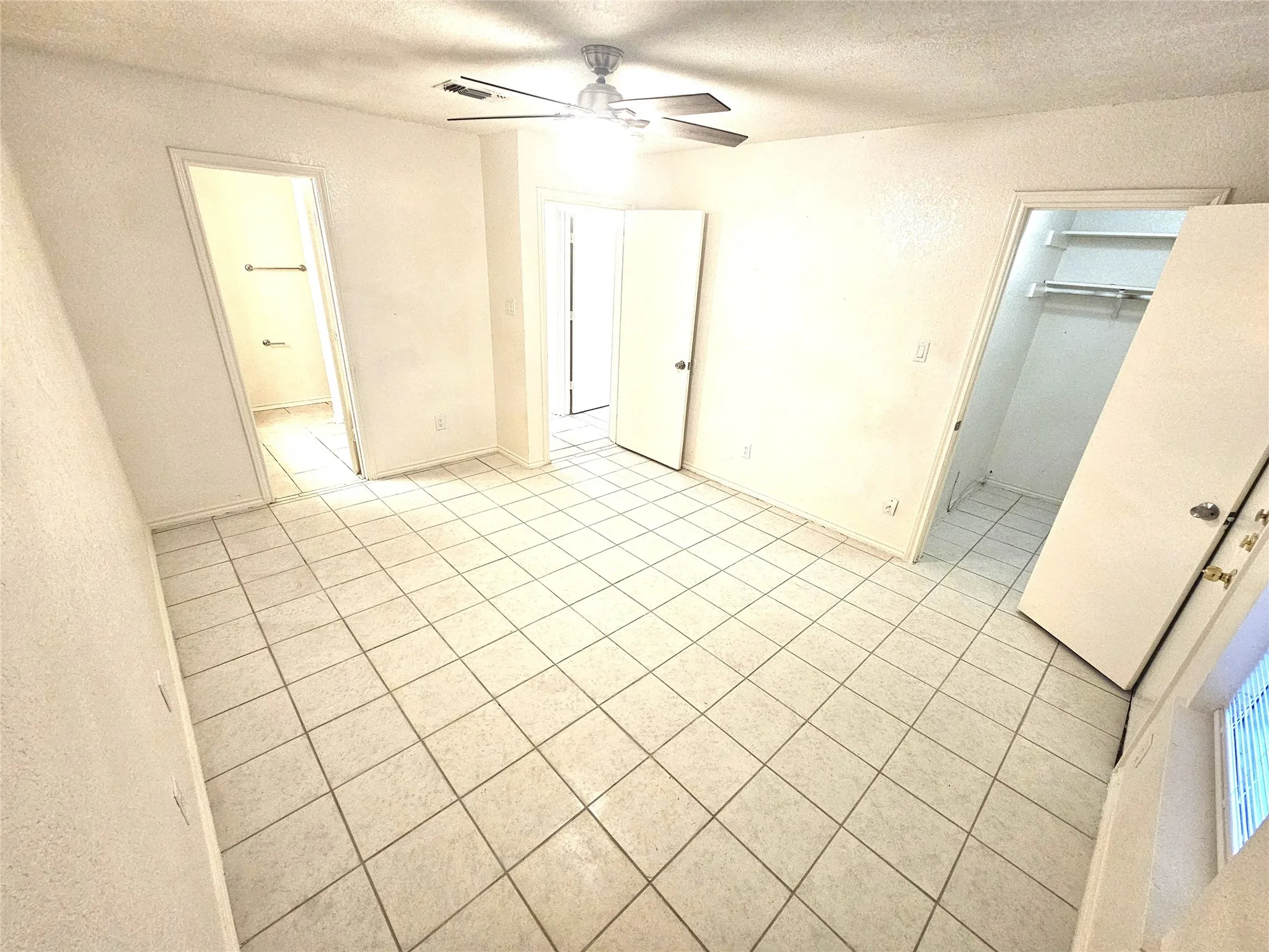 Master bedroom with full master bathroom with good size walk-in closet. (3425 Republic)