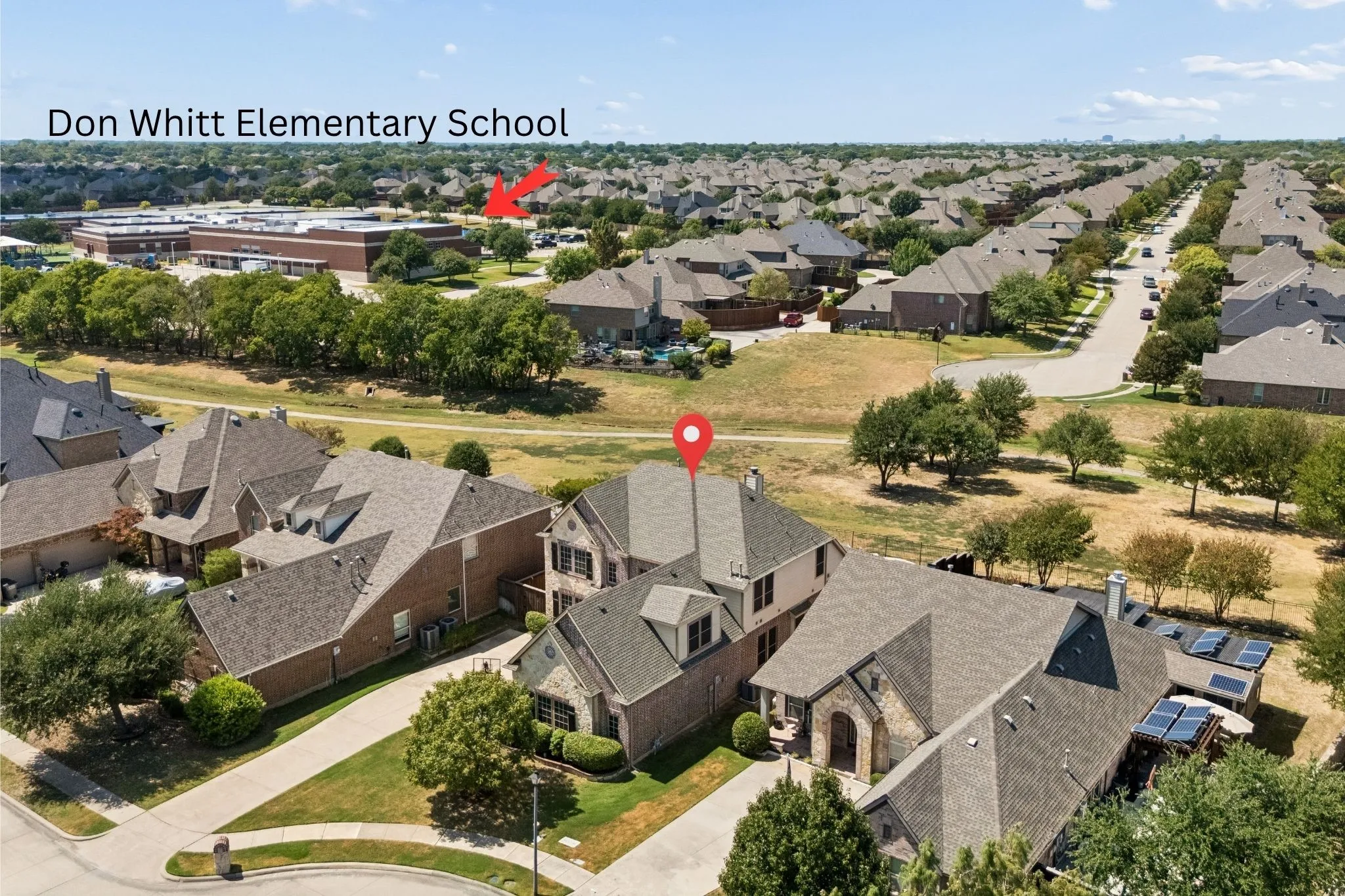 Walking distance to Whitt Elementary