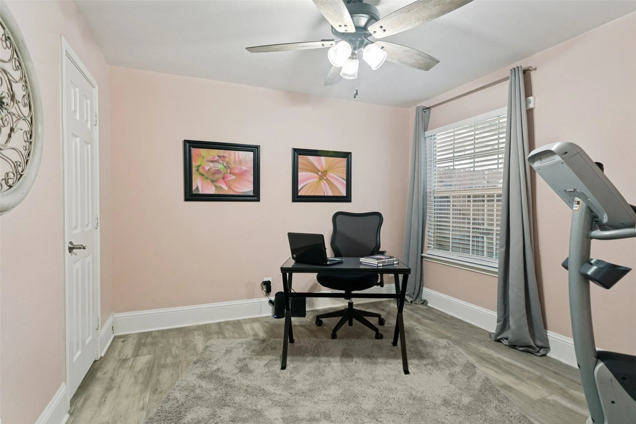 2nd bedroom is being used as an office
