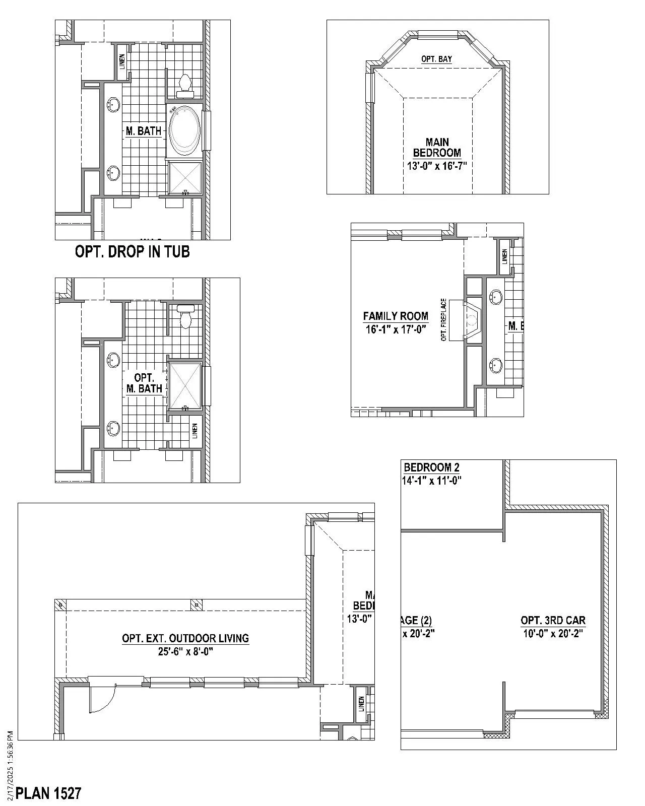 Floor plan options