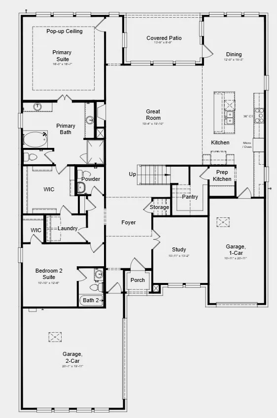 Additional Highlights include: Upgraded front door, wrapped island to match cabinet color, floor plug in media room, and revwood laminate flooring throughout the main level, excluding bedrooms, bathrooms, stairs, and the second floor.