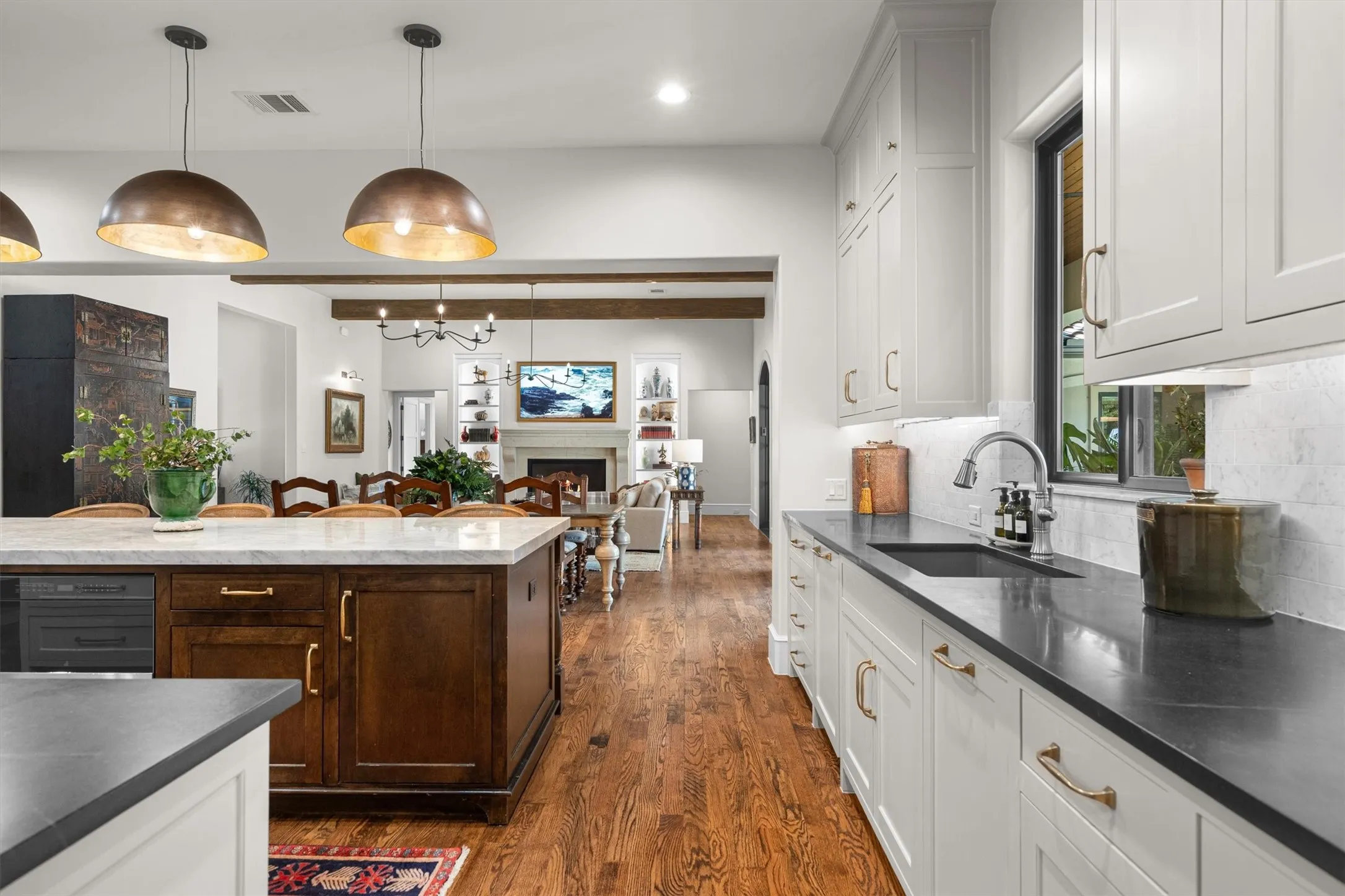 Kitchen opens directly to the living area — the perfect layout for hosting and everyday living.