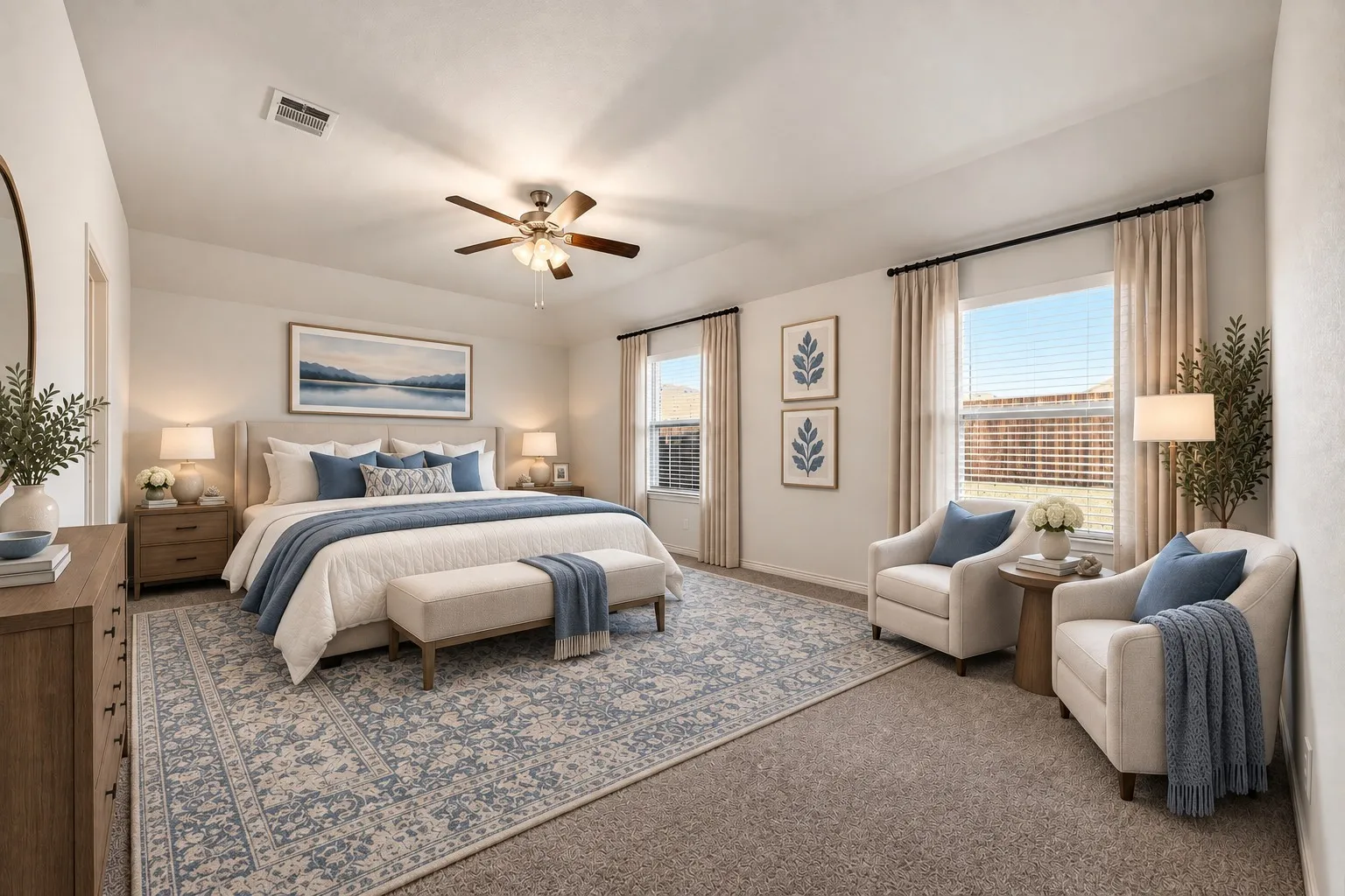 Primary Bedroom—Virtually Staged