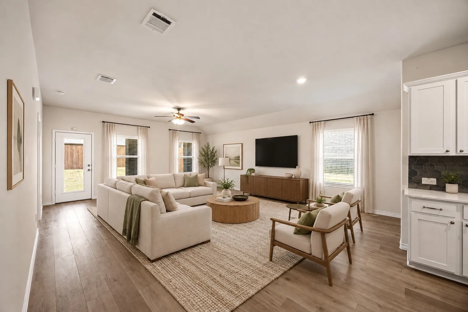 Living Room—Virtually Staged