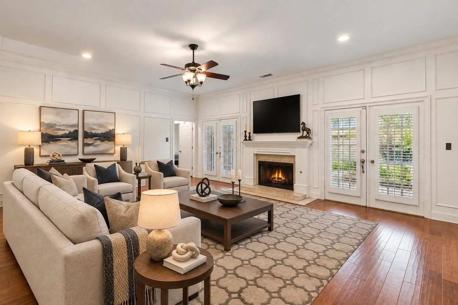 Living Room—Virtually Staged