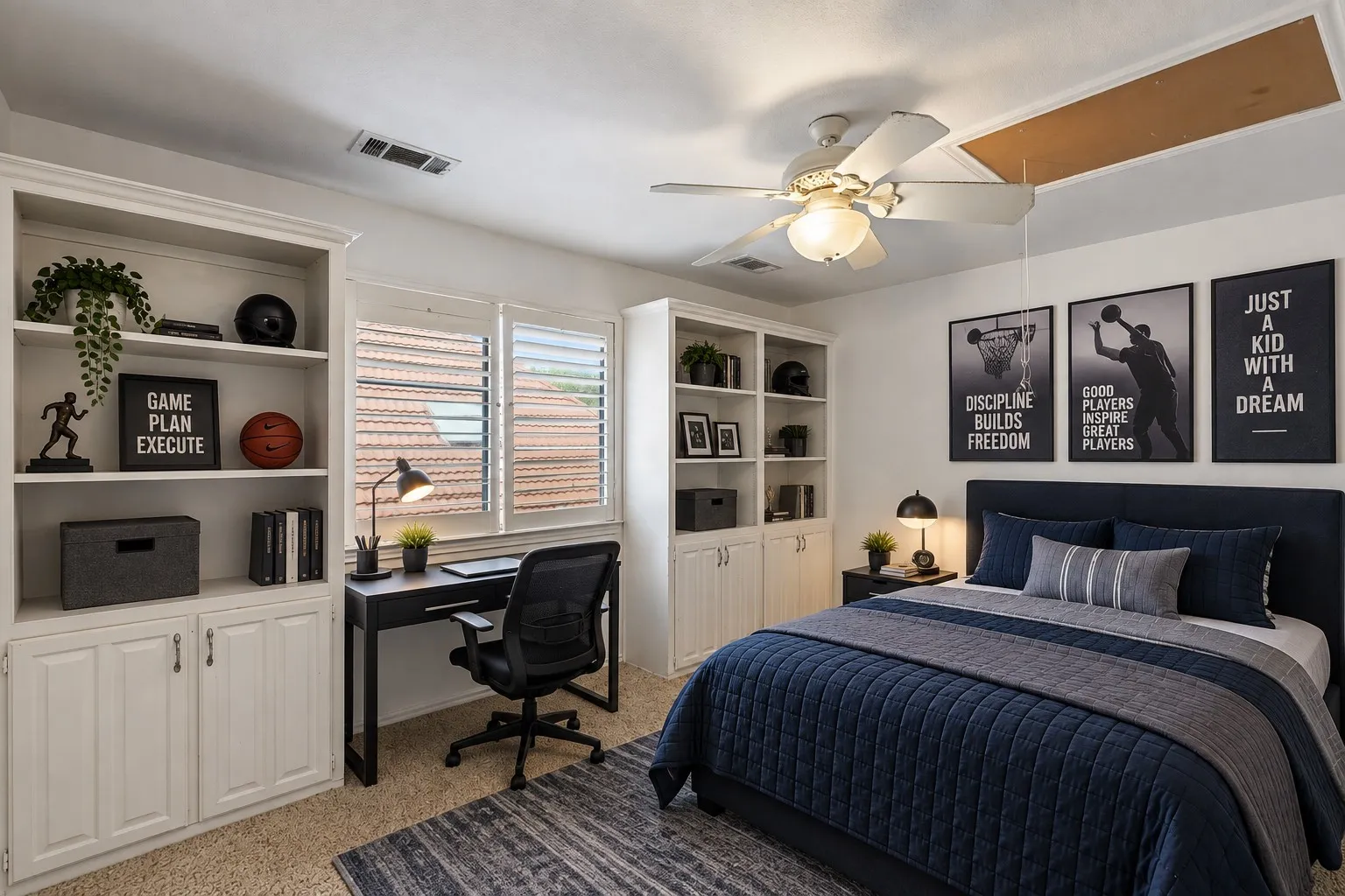 Bedroom—Virtually Staged