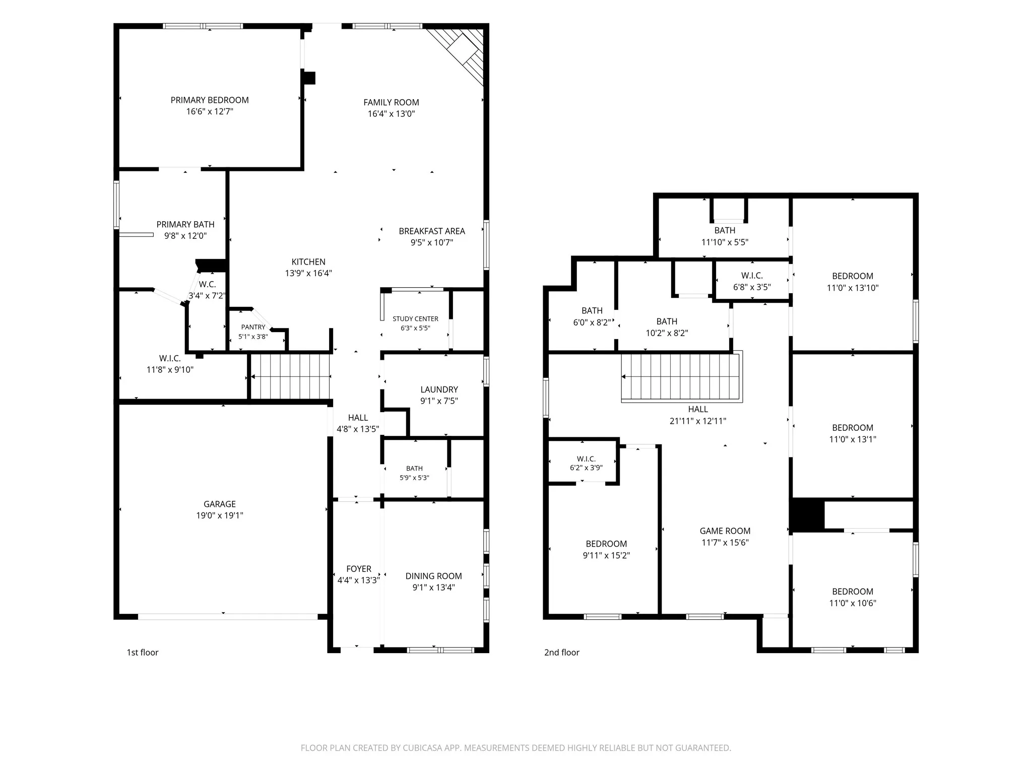 First and Second Floors