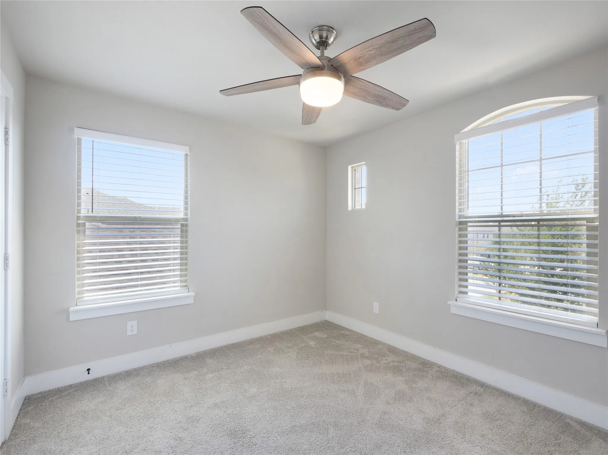 Bedroom 1 has beautiful natural light.