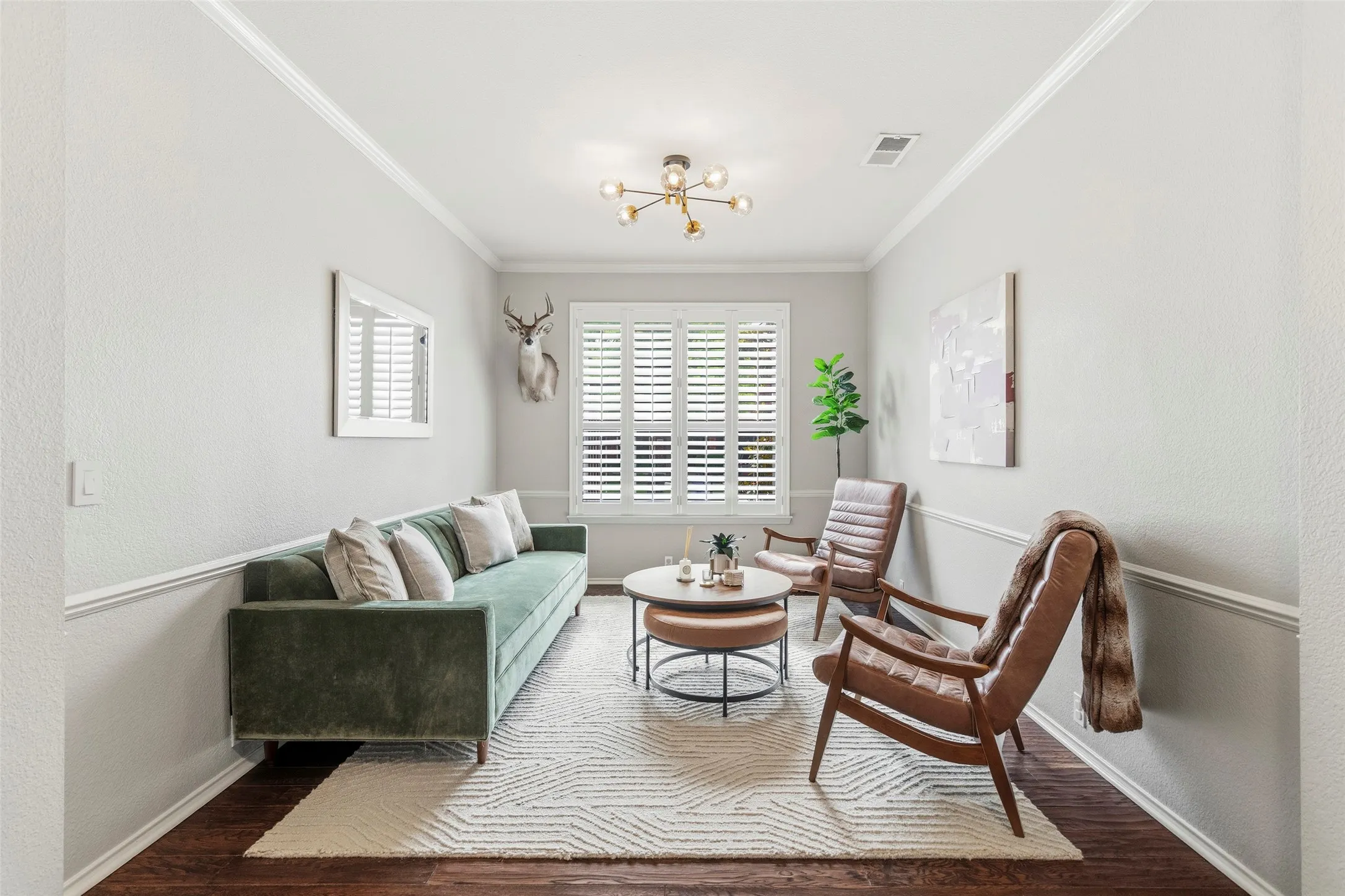Dining Room, currently being used as a third living room