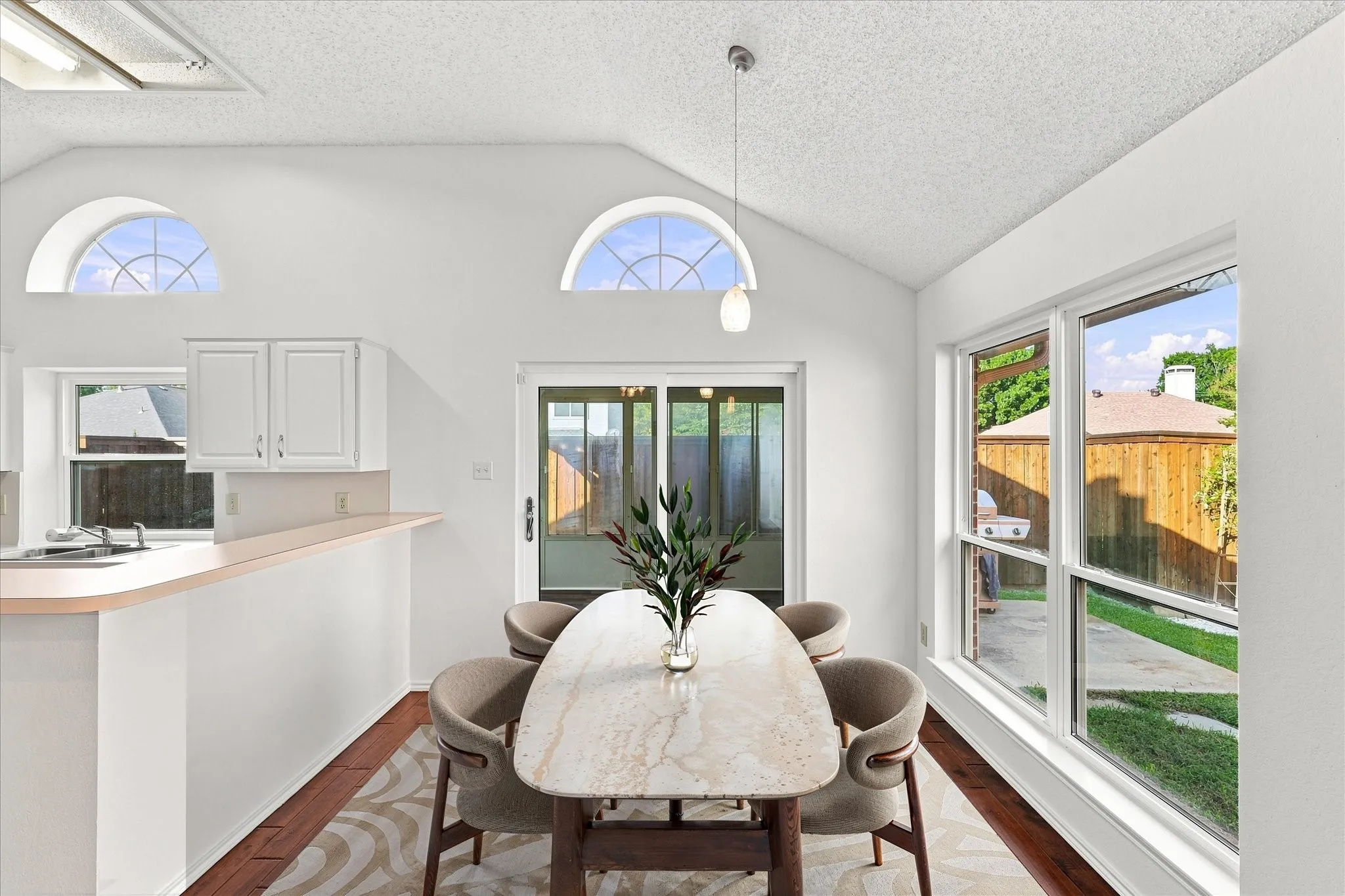 Virtually Staged Dining area.
