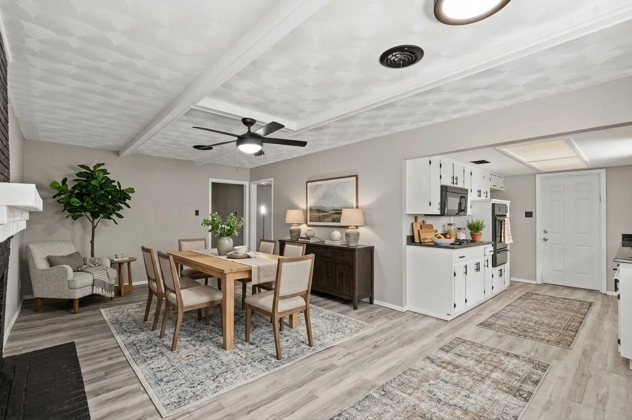 Den virtually staged for inspiration