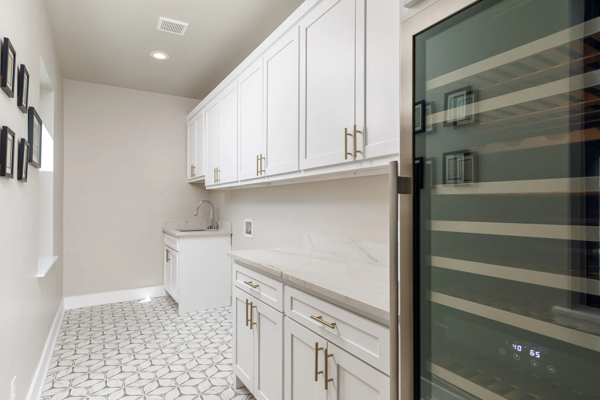 With Built in Wine Refrigerator