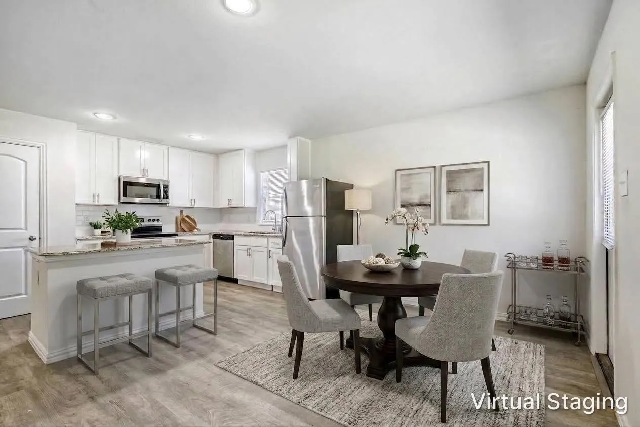 virtually staged area