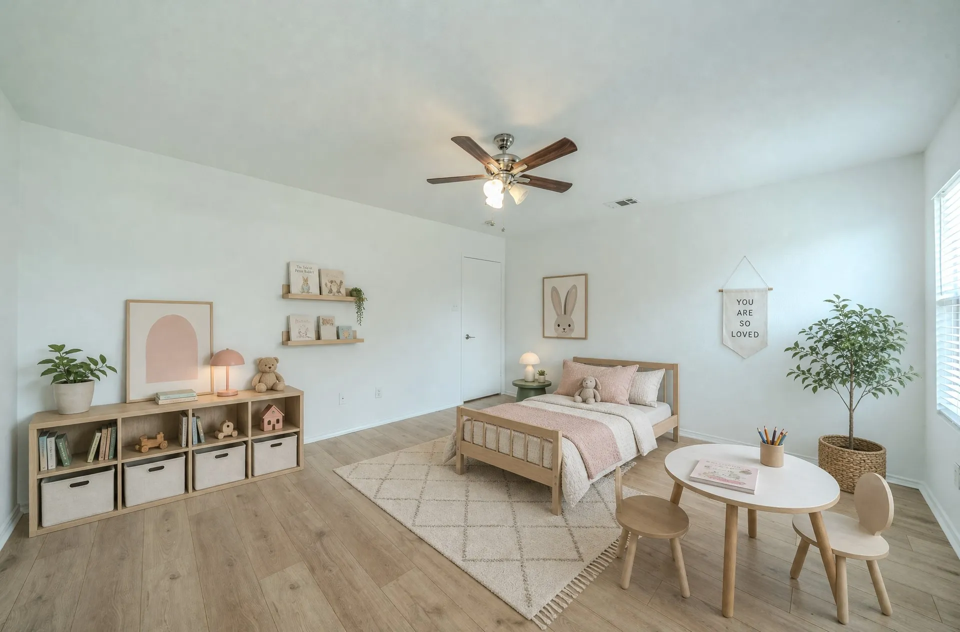 solid flooring throughout - no carpeting
