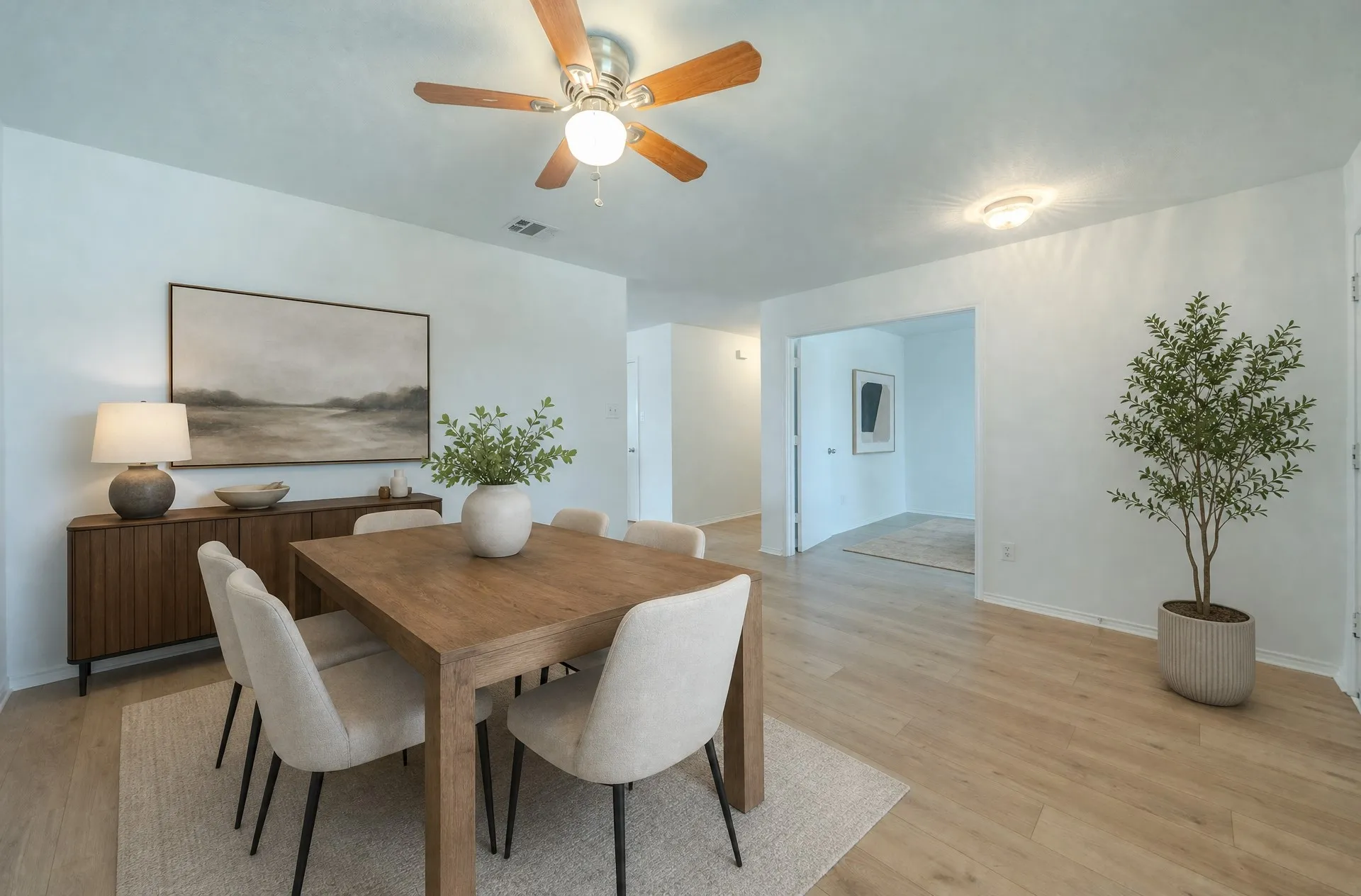 brand new flooring throughout