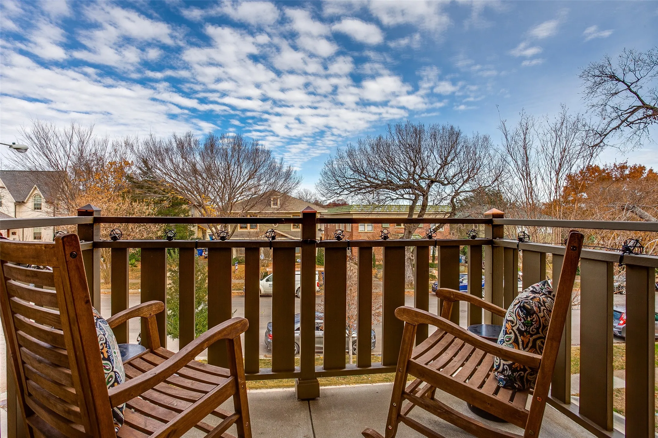 West Facing Balcony - 1 of 2 Upstairs Balconies