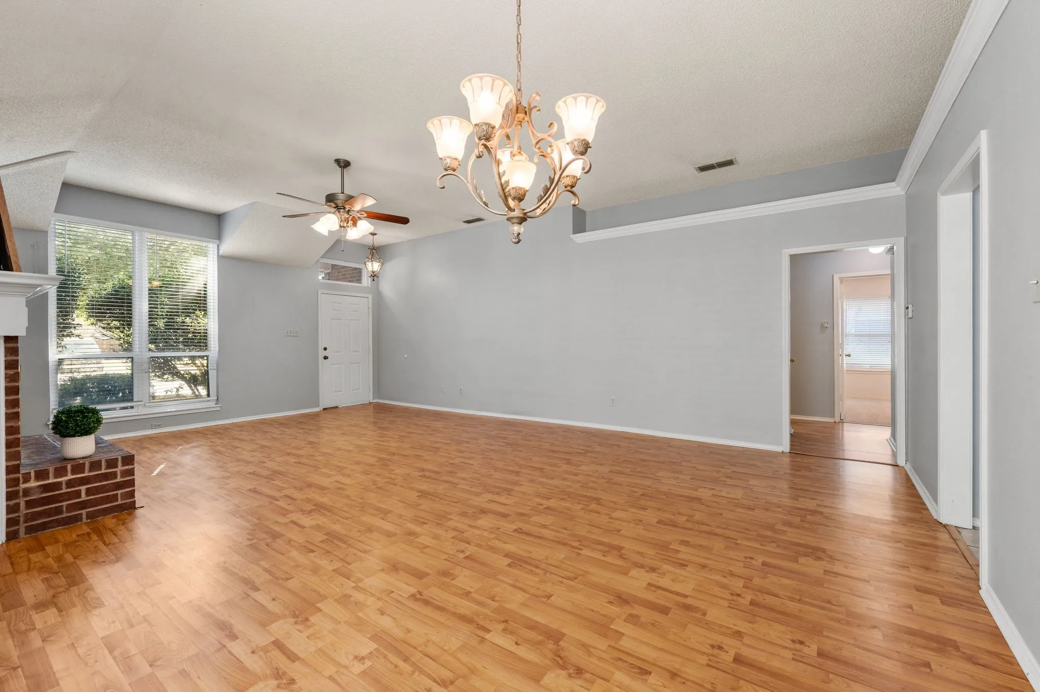 Open living & dining spaces create an easy flow for everyday living & entertaining.