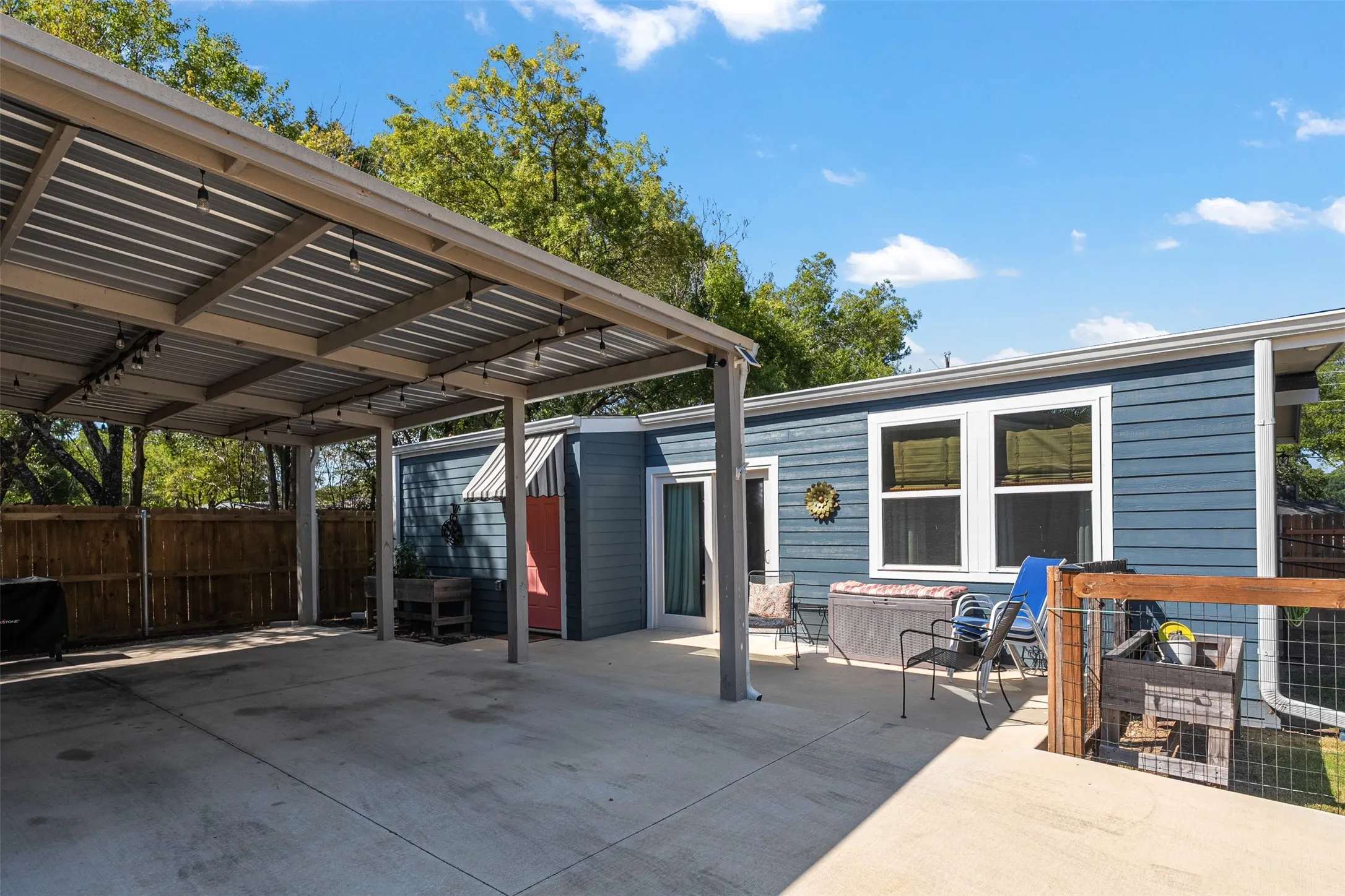 covered 2 car carport