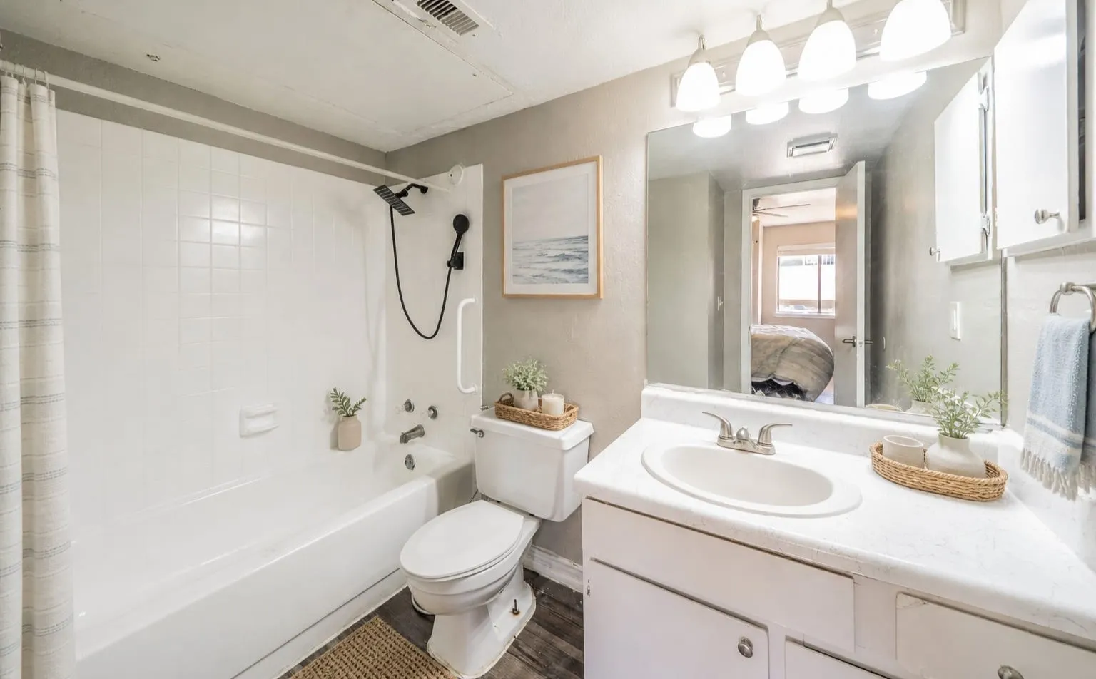 Primary Ensuite Bathroom - Picture has been virtually staged