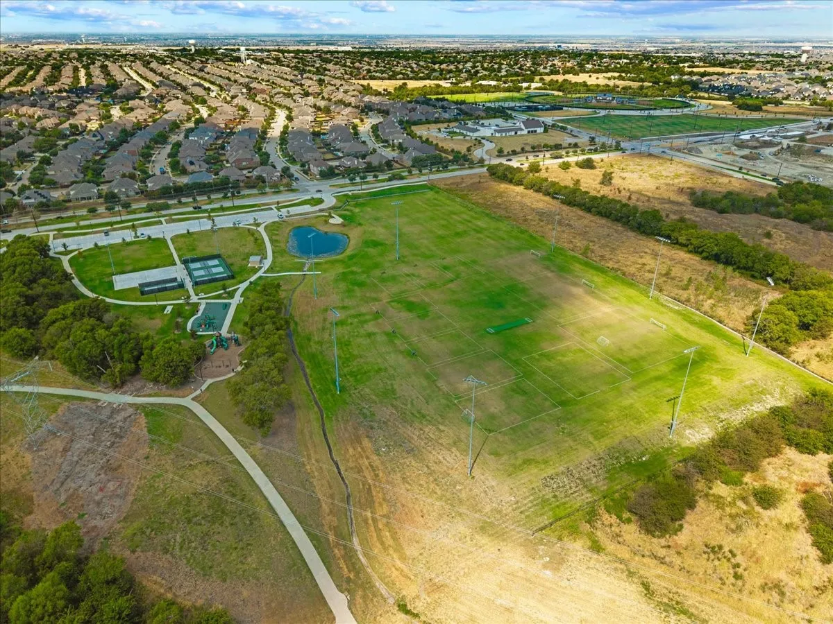 Lakewood community cricket pitch and soccer fields