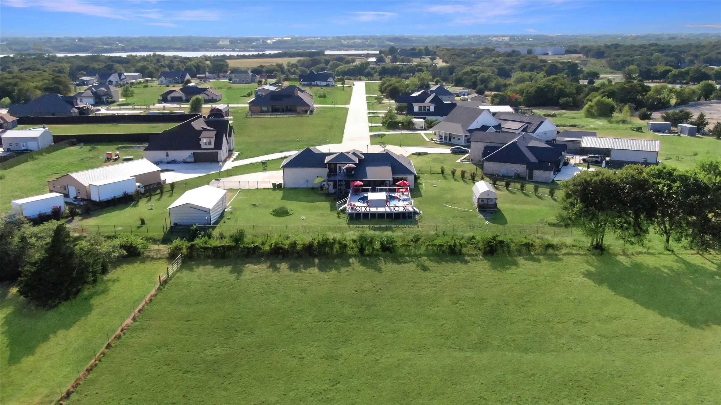 Expansive green land area