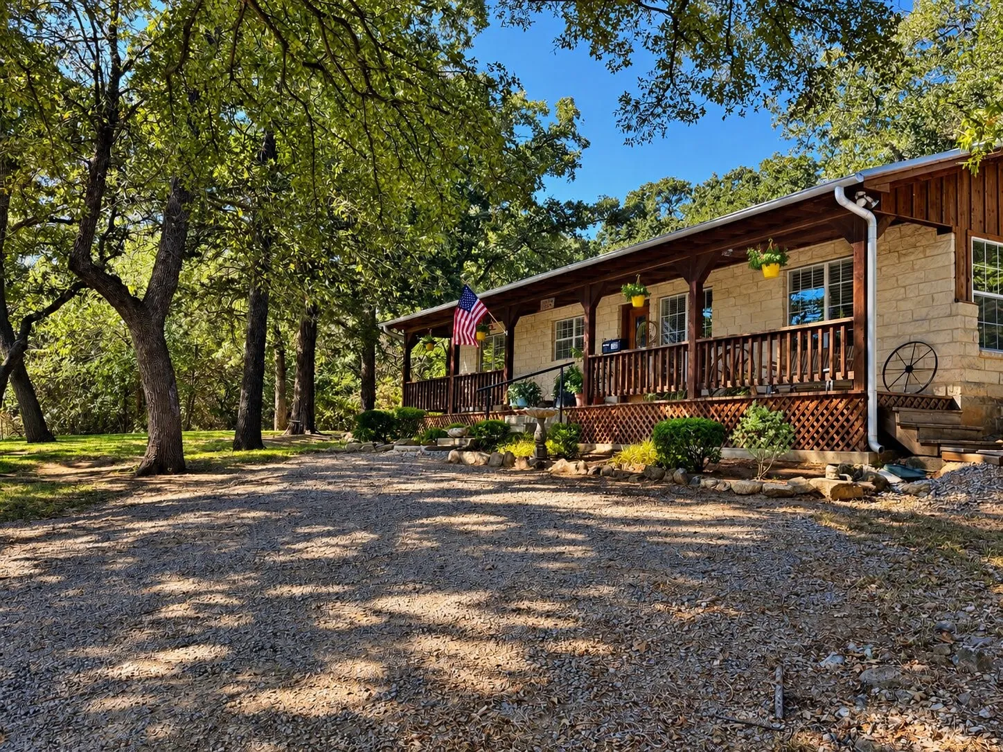VIEW FROM NE FRONT OF THE HOME