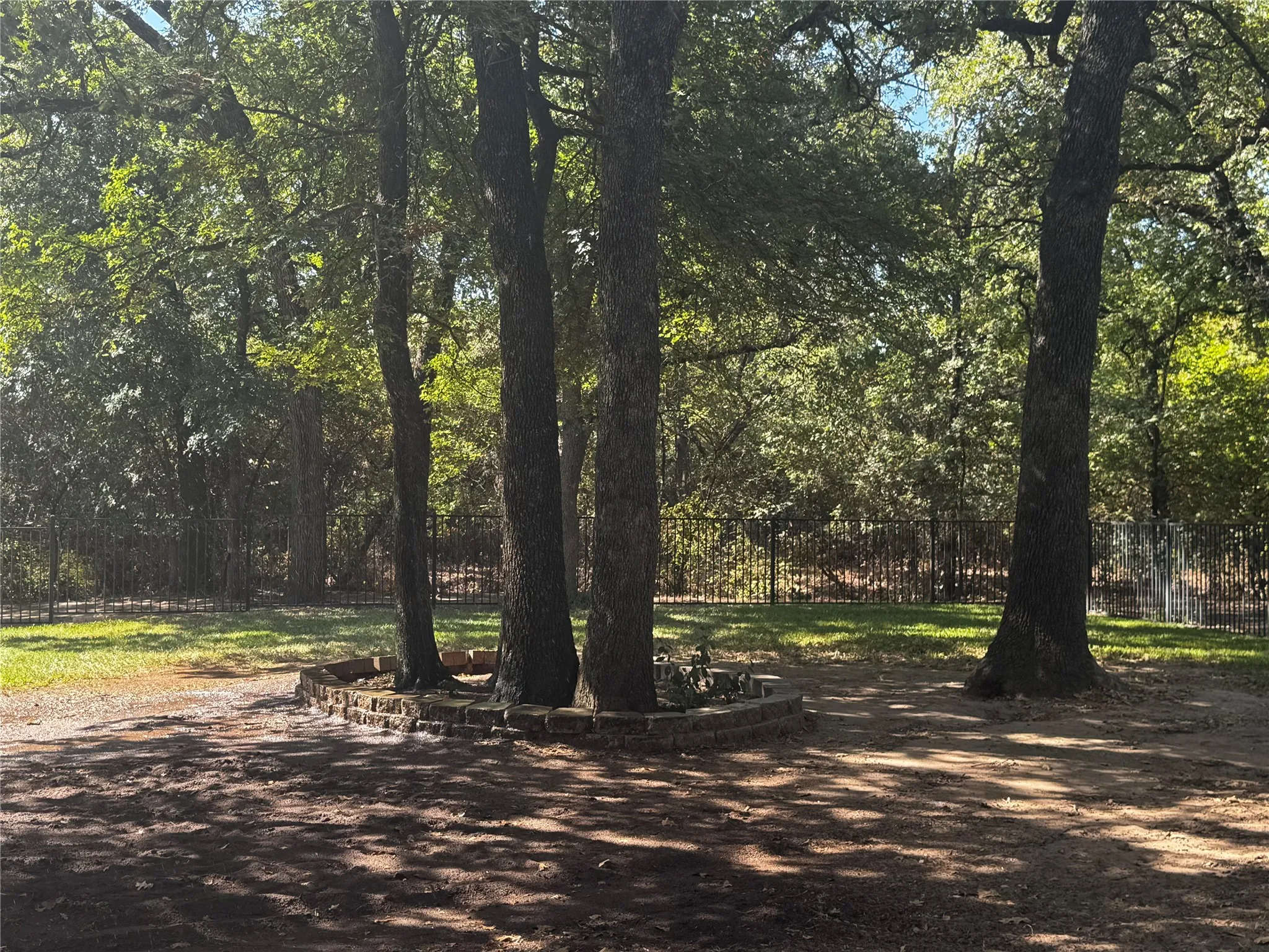 WEST VIEW ACROSS THE FRONT YARD