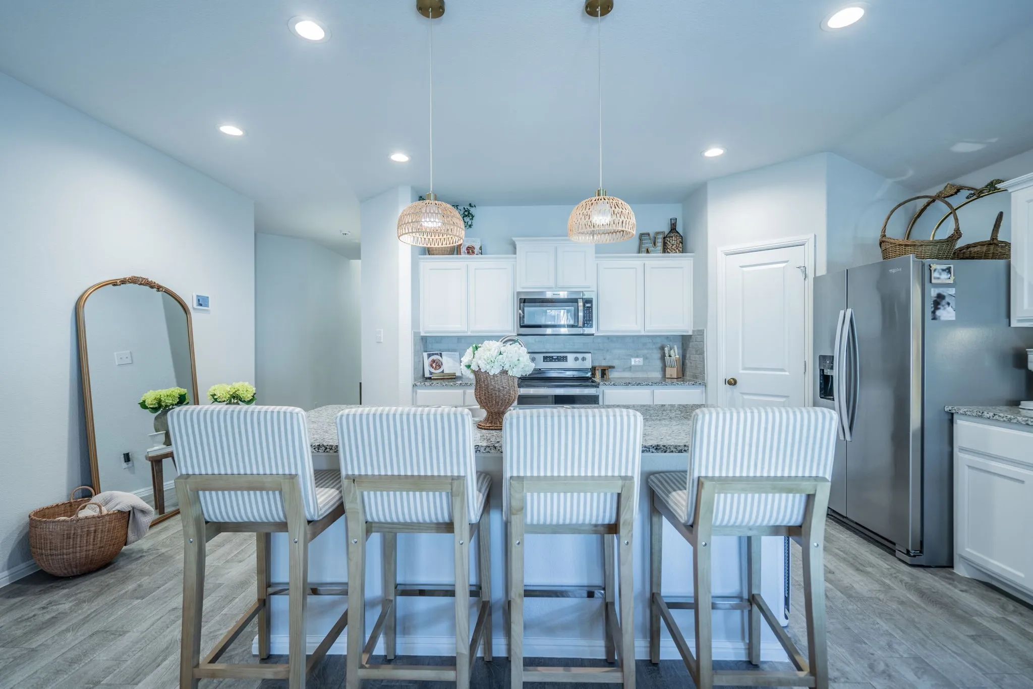 Large kitchen island