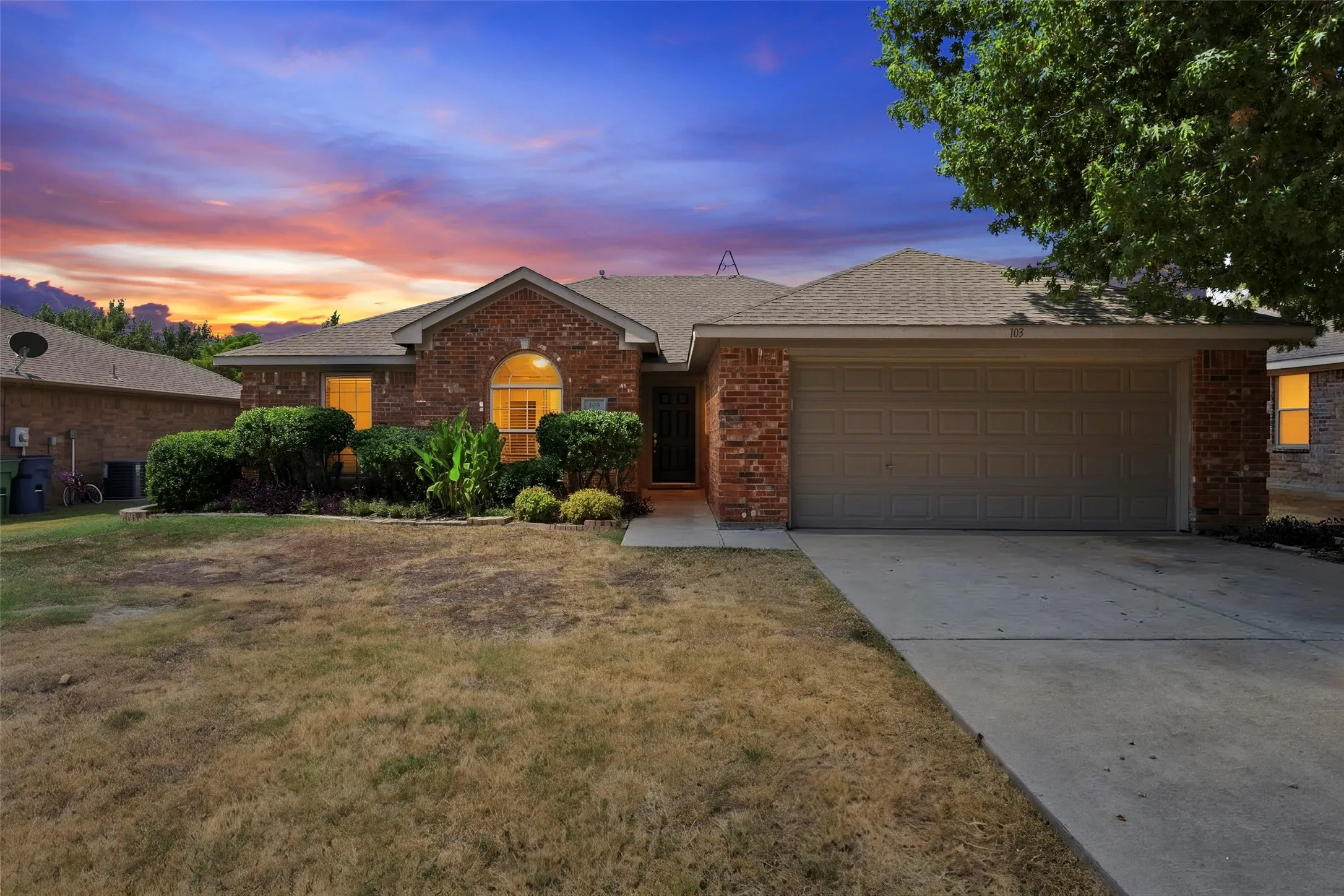 Pretty curb appeal