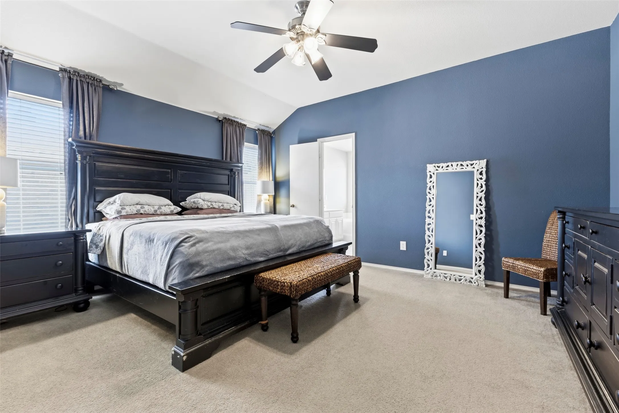 Large primary bedroom with en-suite bathroom