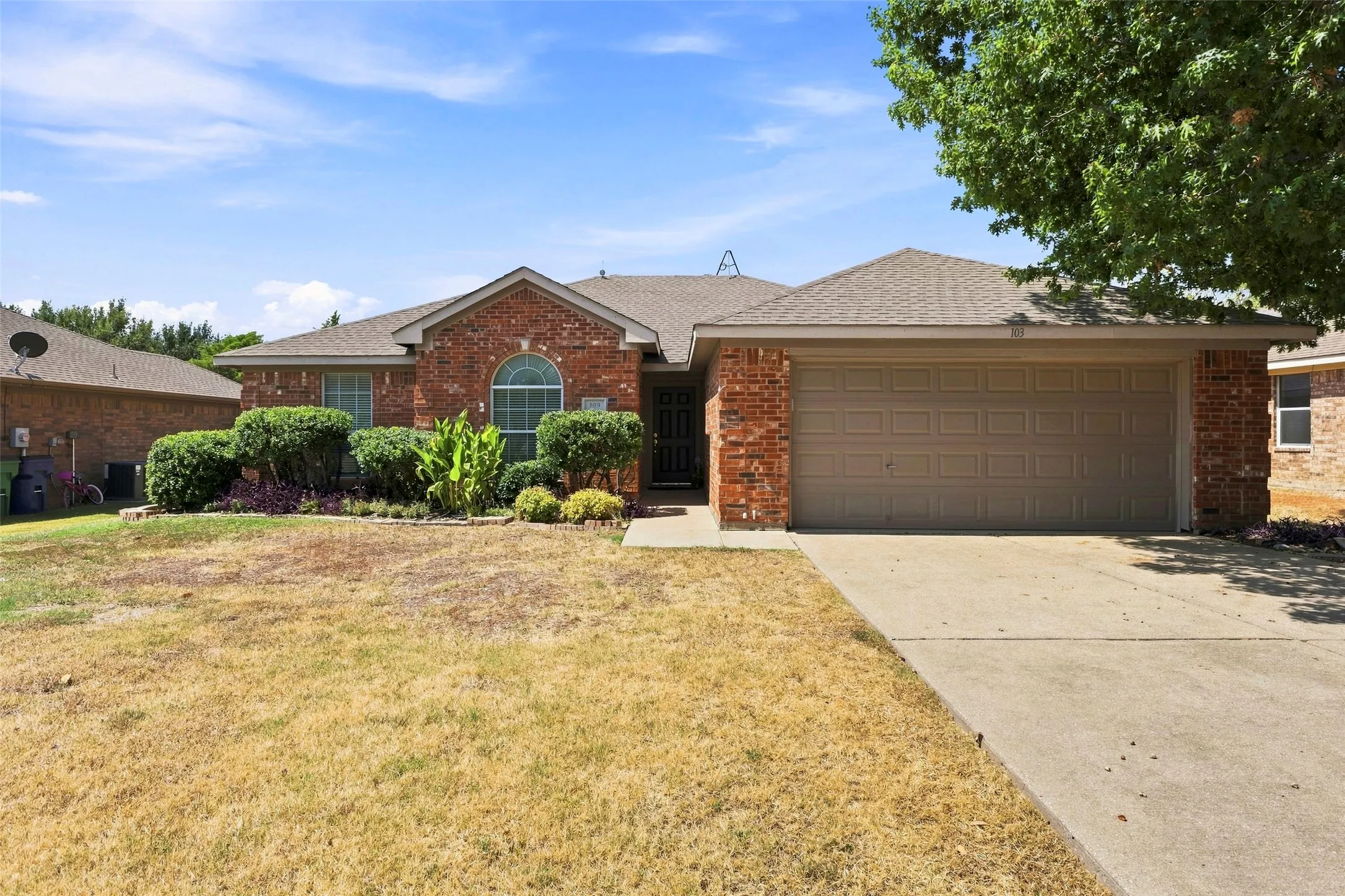 Pretty curb appeal