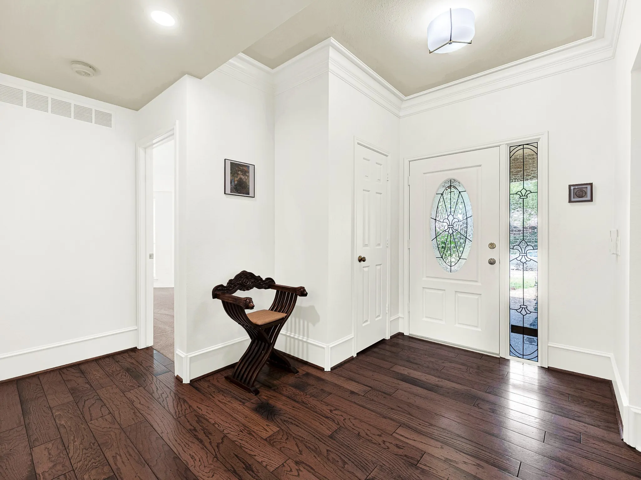 Feel right at home as you walk in the door with beautiful wood floors
